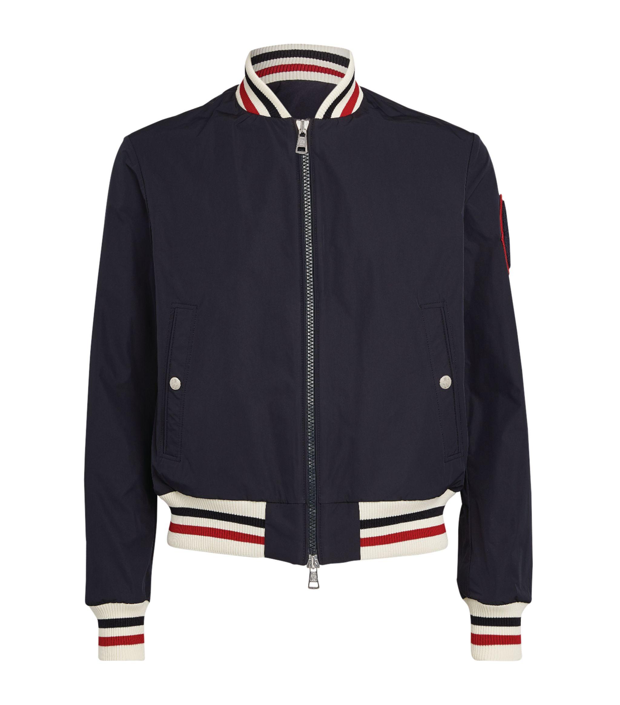 Moncler Synthetic Huchet Bomber Jacket in Navy (Blue) for Men - Save 23 ...