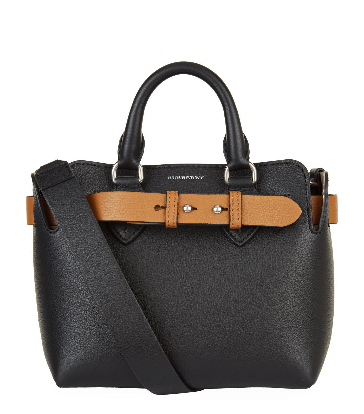 Burberry Baby Leather Belt Bag in Black | Lyst