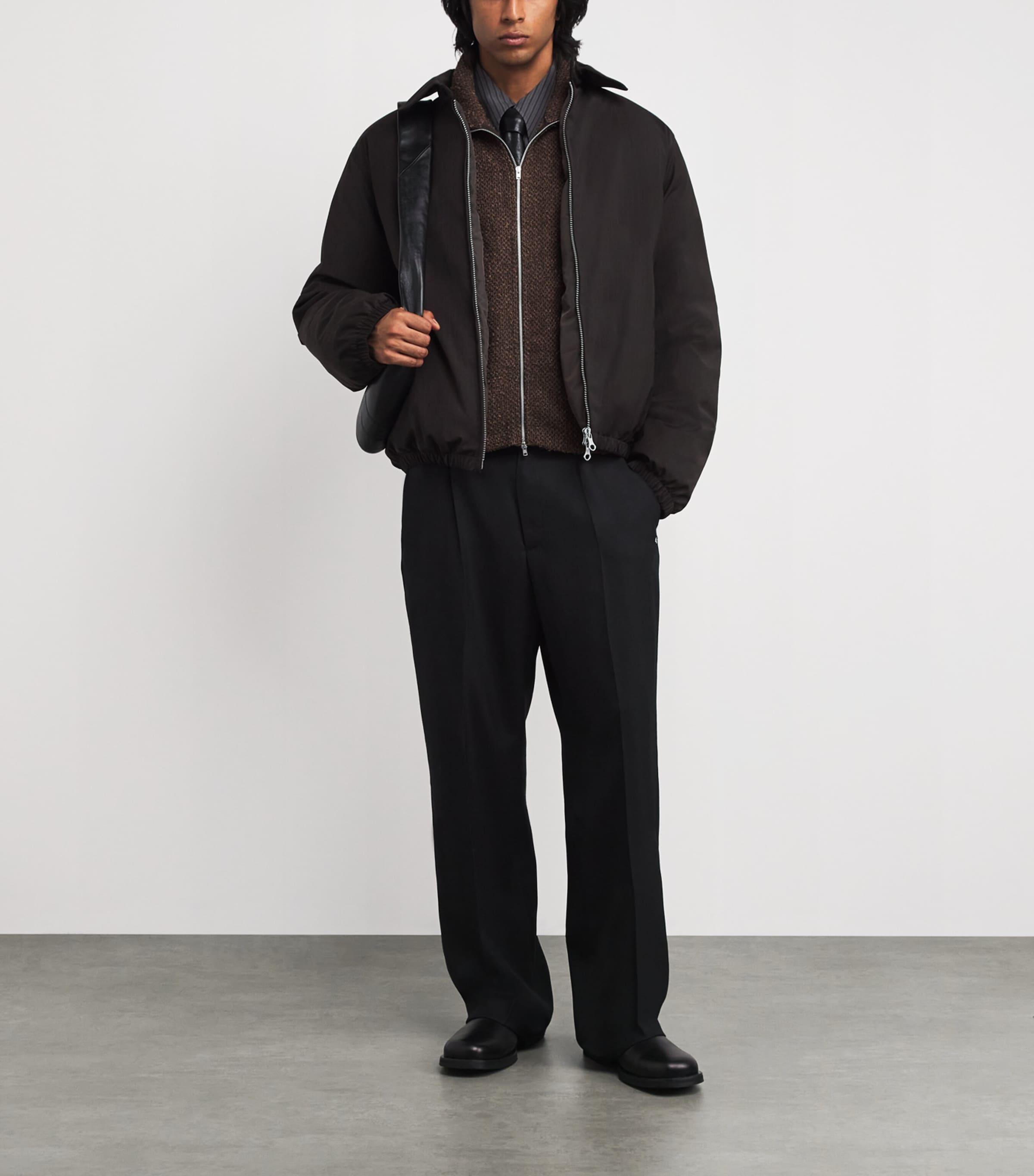 Our Legacy Shrunken Fullzip Polo Jacket in Brown for Men | Lyst