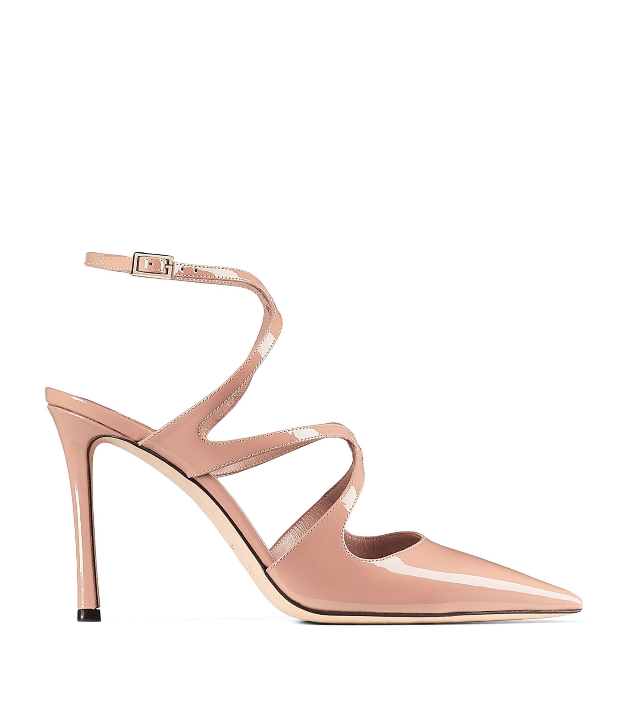 Jimmy Choo Azia 95 Leather Pumps in Pink | Lyst