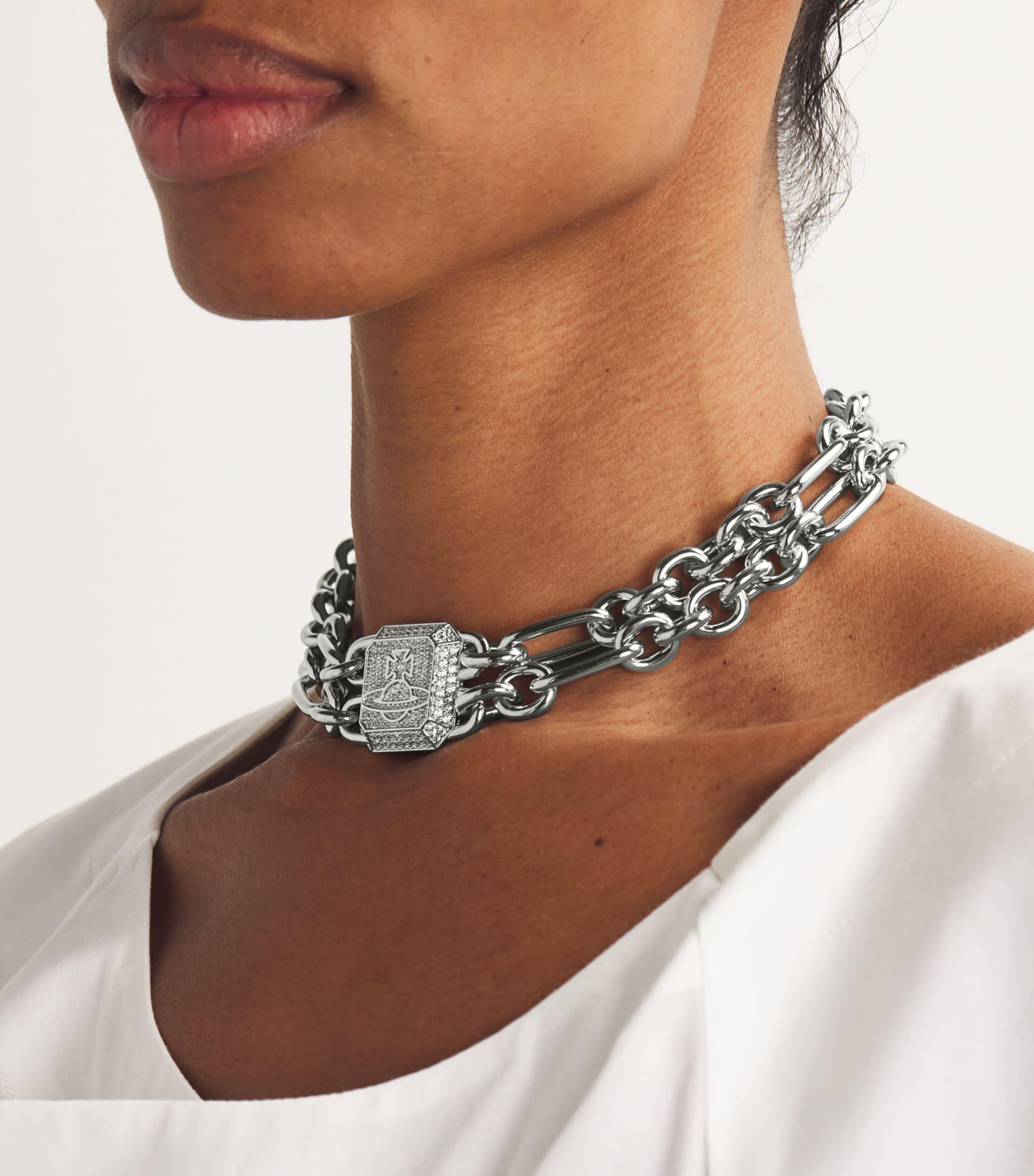 Designer Vivienne Westwood Choker Necklaces for Women - Up Designer Vivienne Westwood Choker Necklaces for Women - Up
