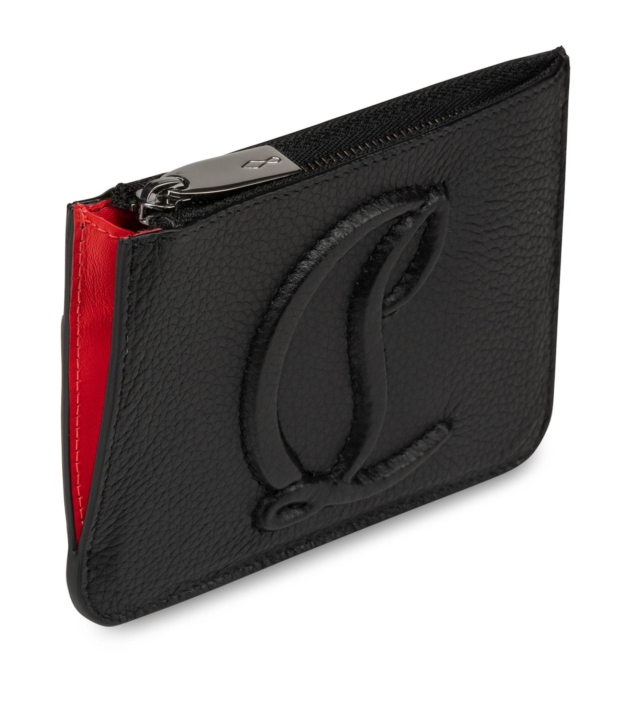 Christian Louboutin By My Side Leather Key Case in Black | Lyst