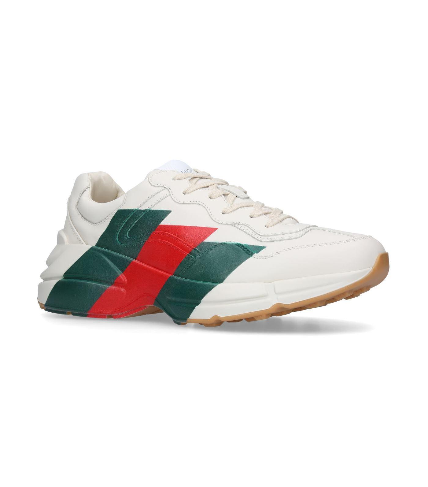Gucci rhyton best sale stripe
