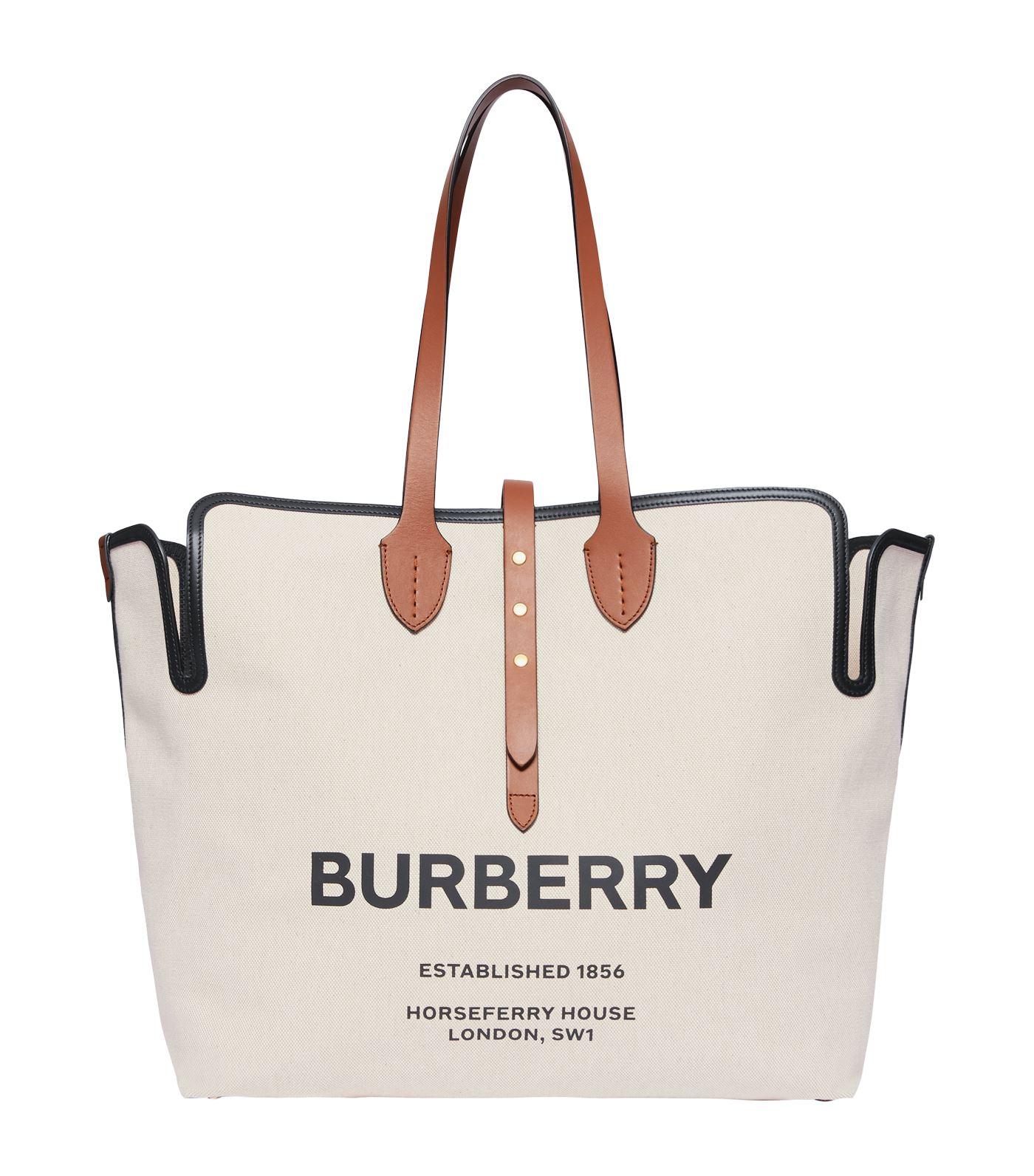 burberry the medium soft cotton canvas belt bag