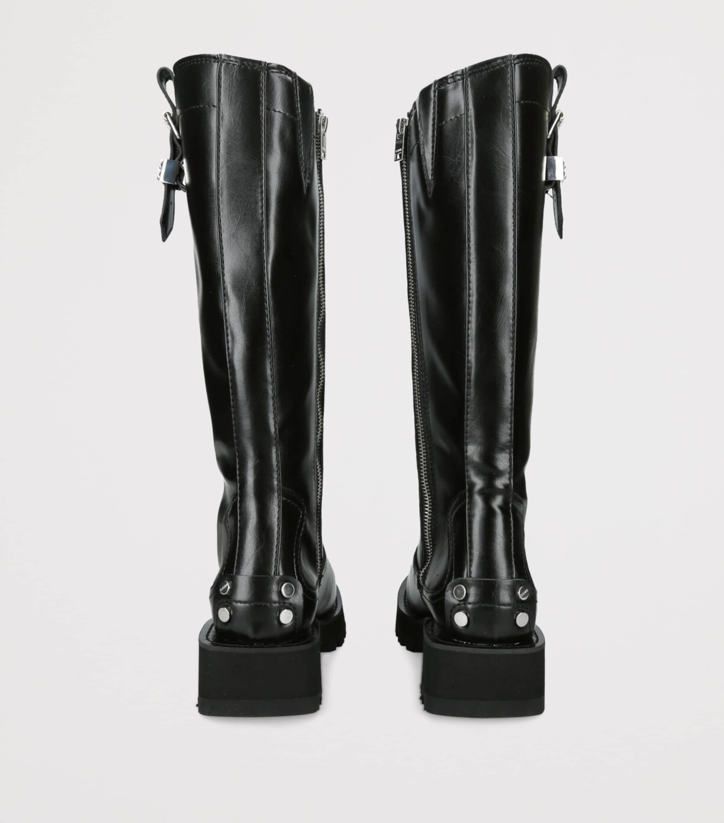 ガニーロングブーツ Ganni Leather knee-high boots Ganni - Leather knee-high boots GANNI