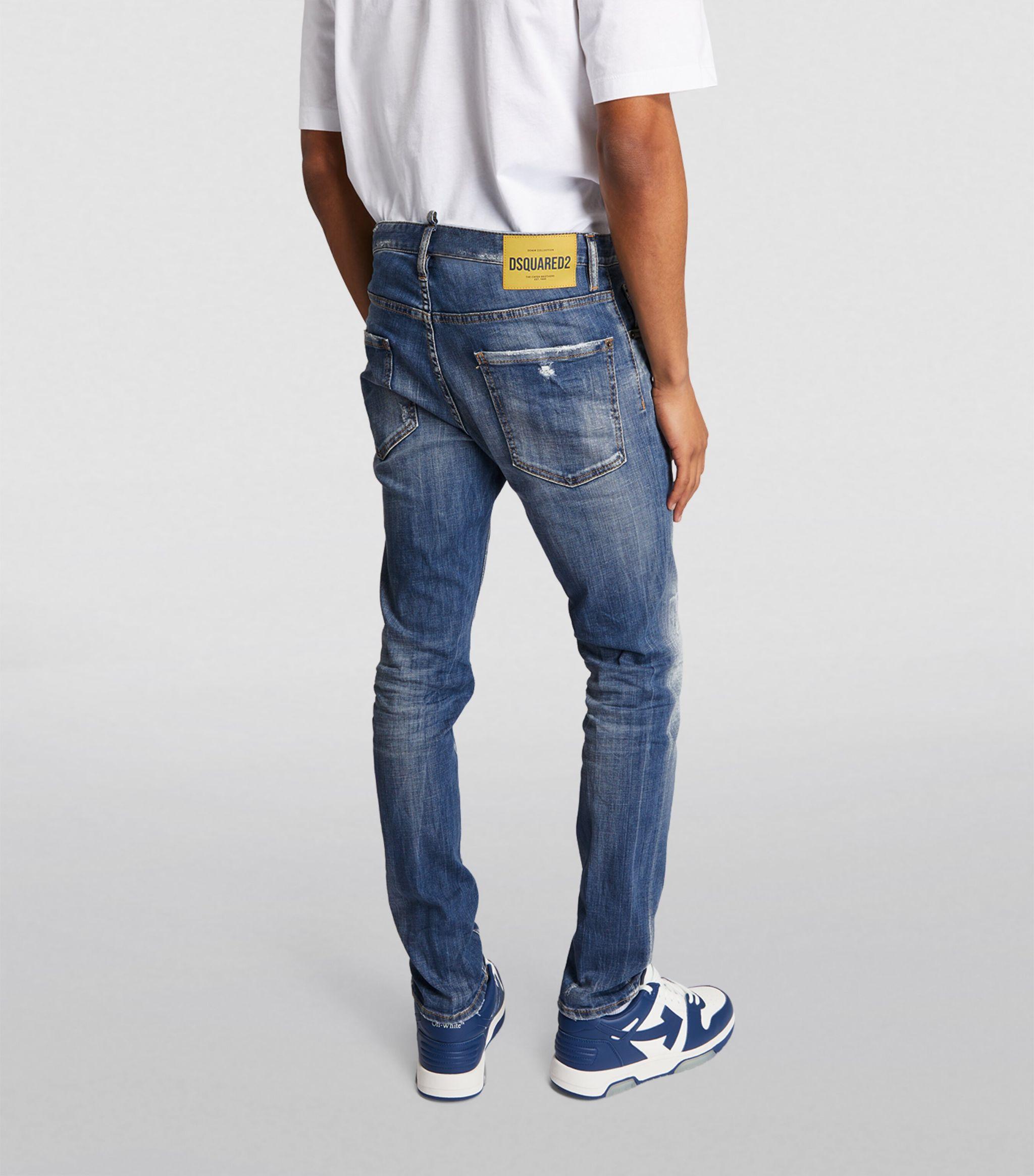 Dsquared2 high-rise tapered jeans - Grey