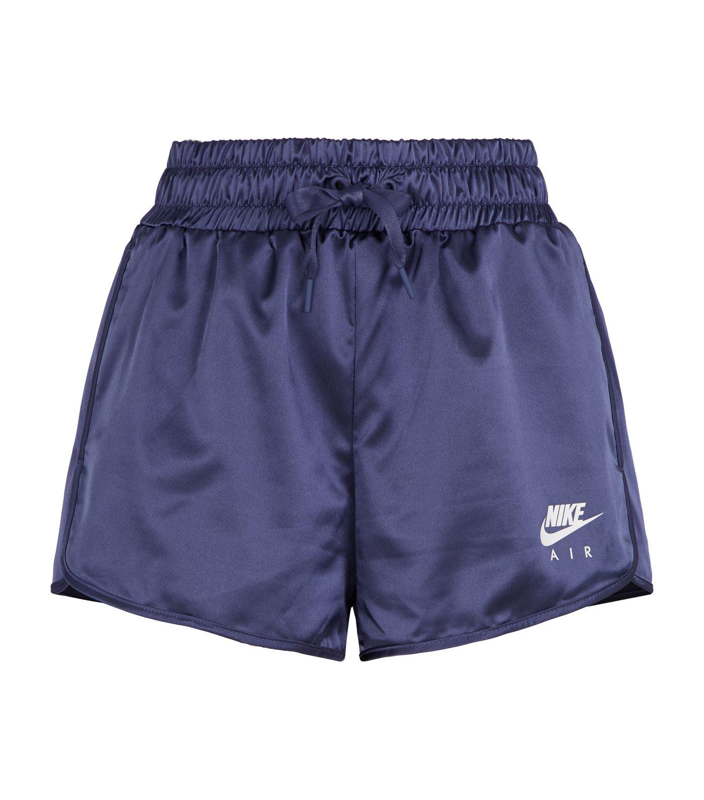Nike Air Satin Shorts in Purple | Lyst