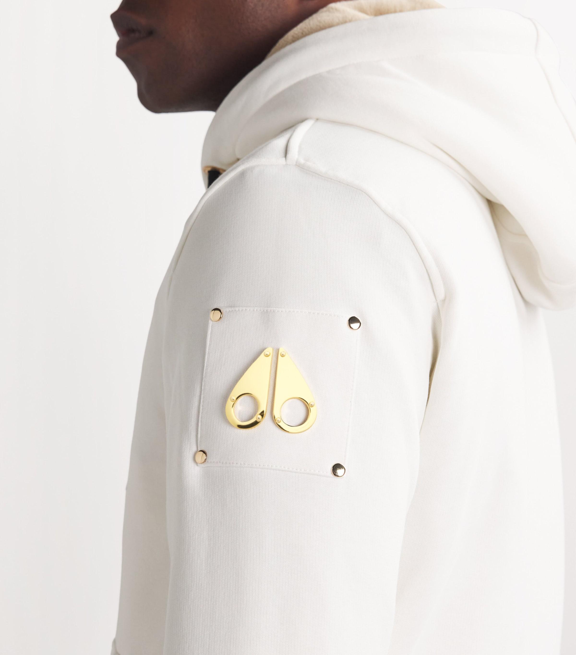 Moose Knuckles Series Linden Bunny Zip-Up Hoodie in White for Men 