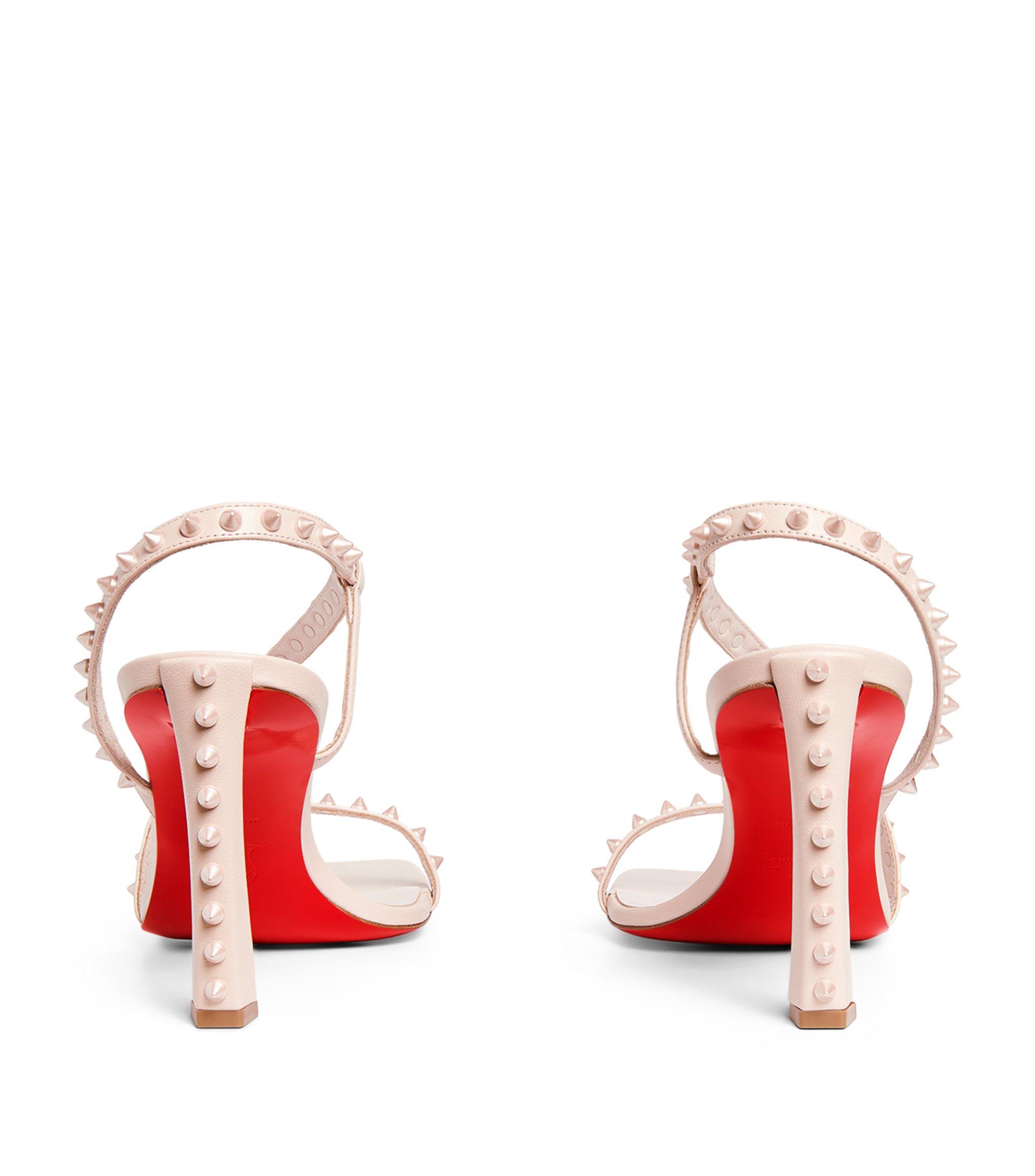 ROSA CONDORAPIK 85 ルブタン アイコンスパイクサンダル セール! Christian Louboutin Rosa Condorapik Sandals 85 in Pink | Lyst