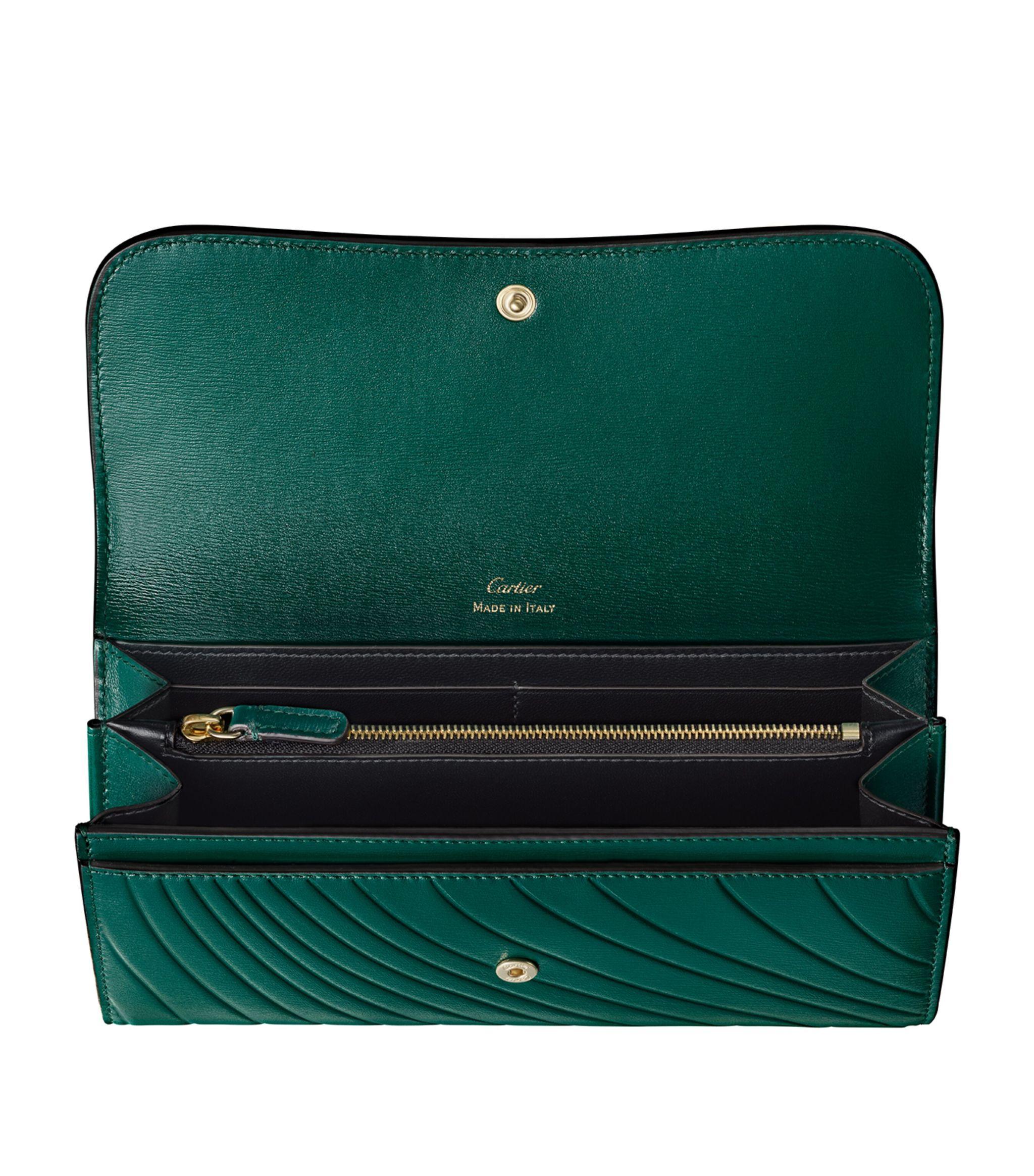 Green cartier wallet new arrivals