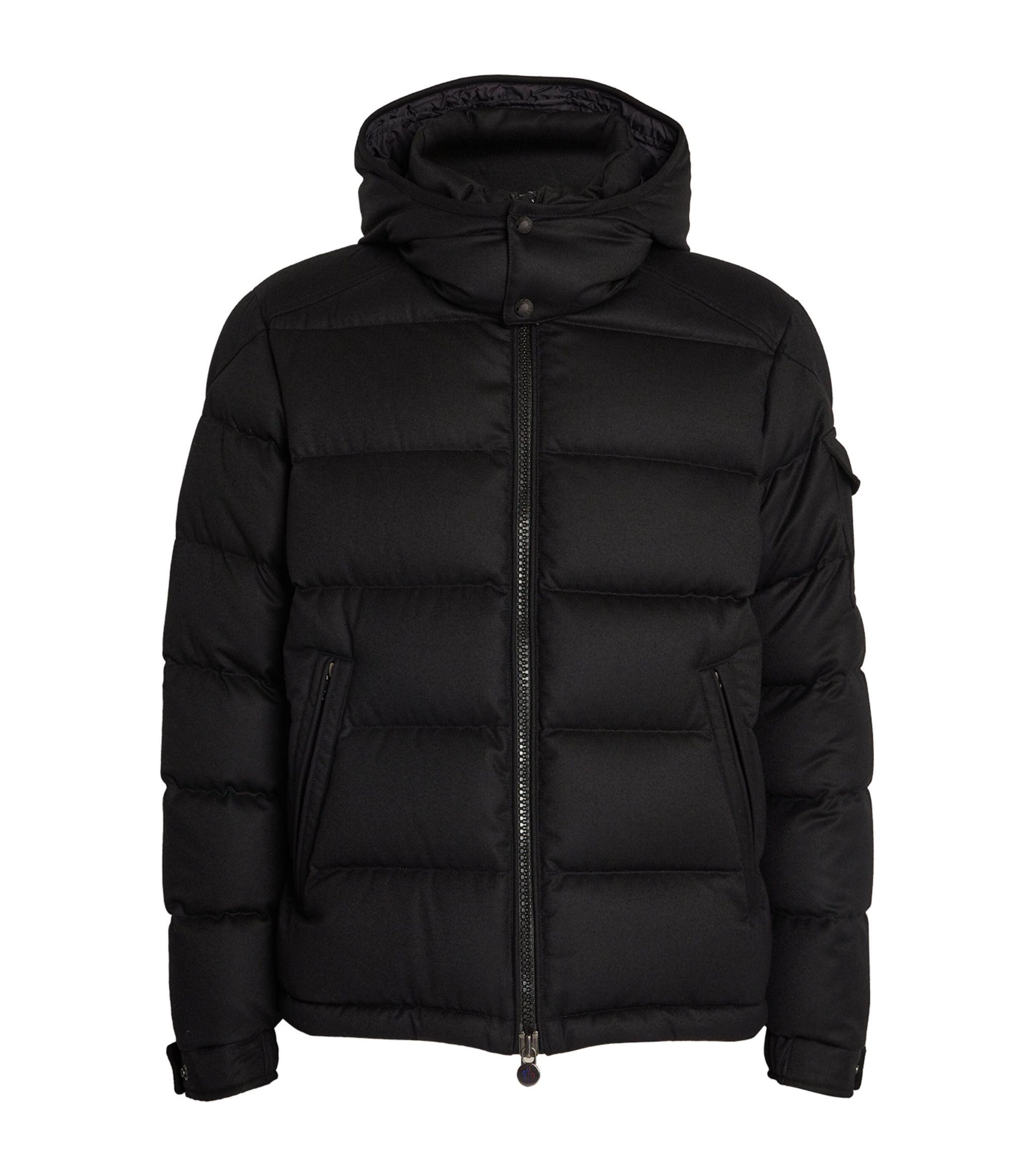Moncler Down filled Montgenevre Puffer Jacket in Black for Men Lyst