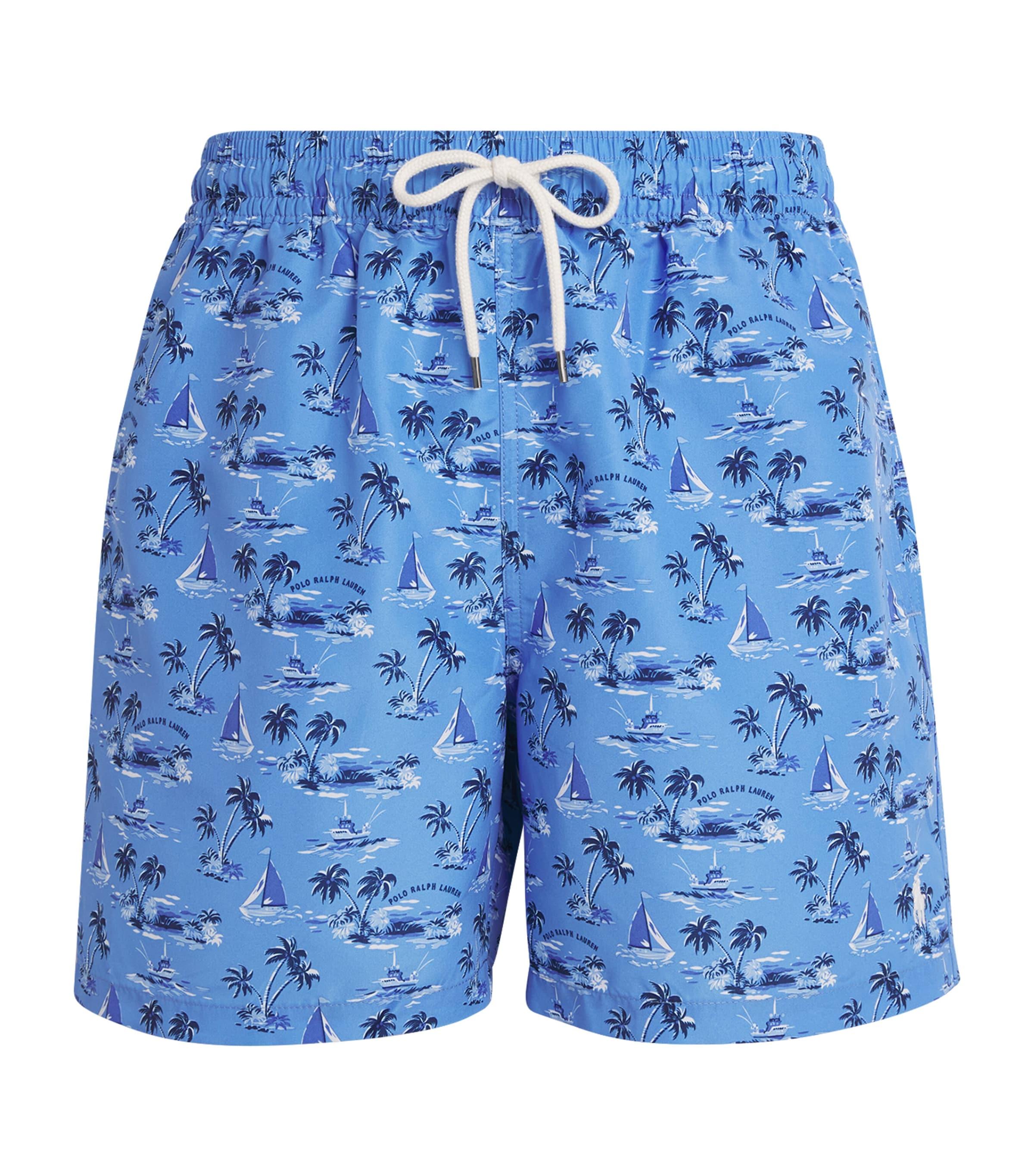 Polo Ralph Lauren Mens Swim Trunks Orange Blue Green Yellow