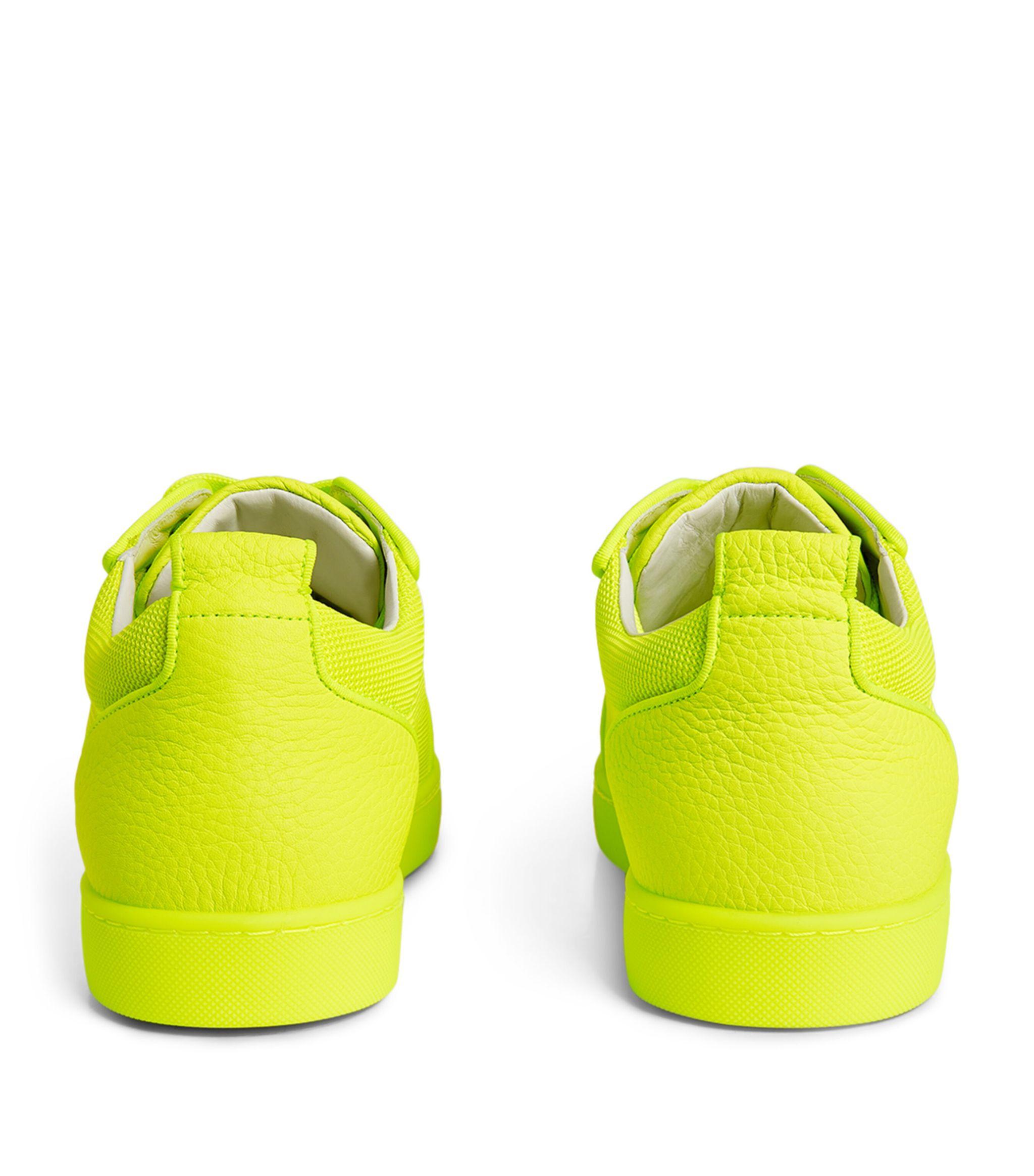 Christian Louboutin Louis Junior Low-top Sneakers in Yellow for | Lyst