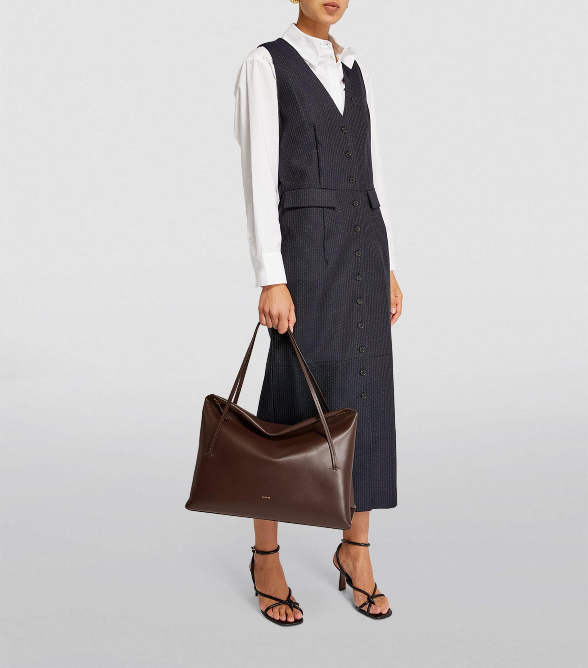 Wandler Large Leather Jo Tote Bag in Brown | Lyst