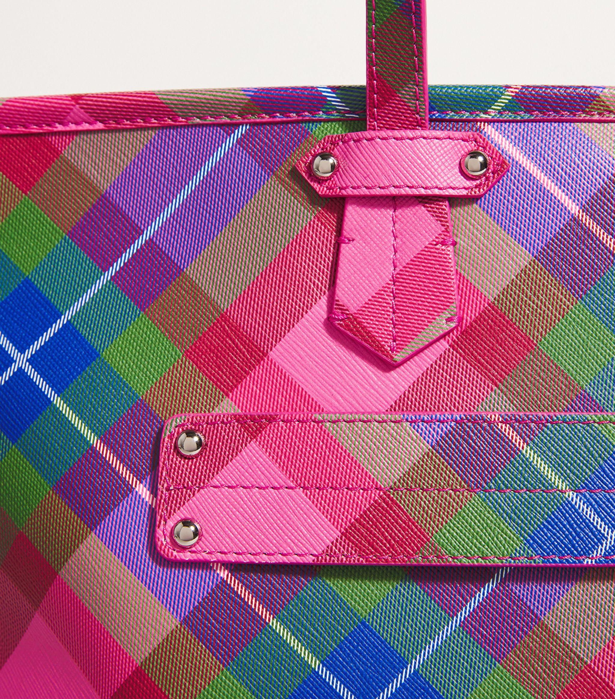 Vivienne Westwood Tartan Colette Tote Bag in Pink | Lyst