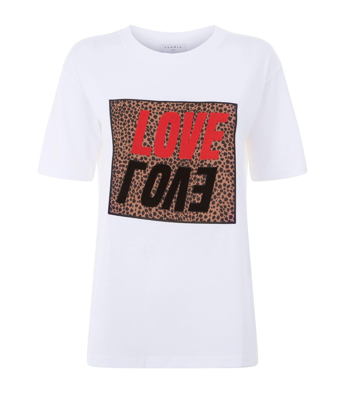 T shirt sandro love Clearance