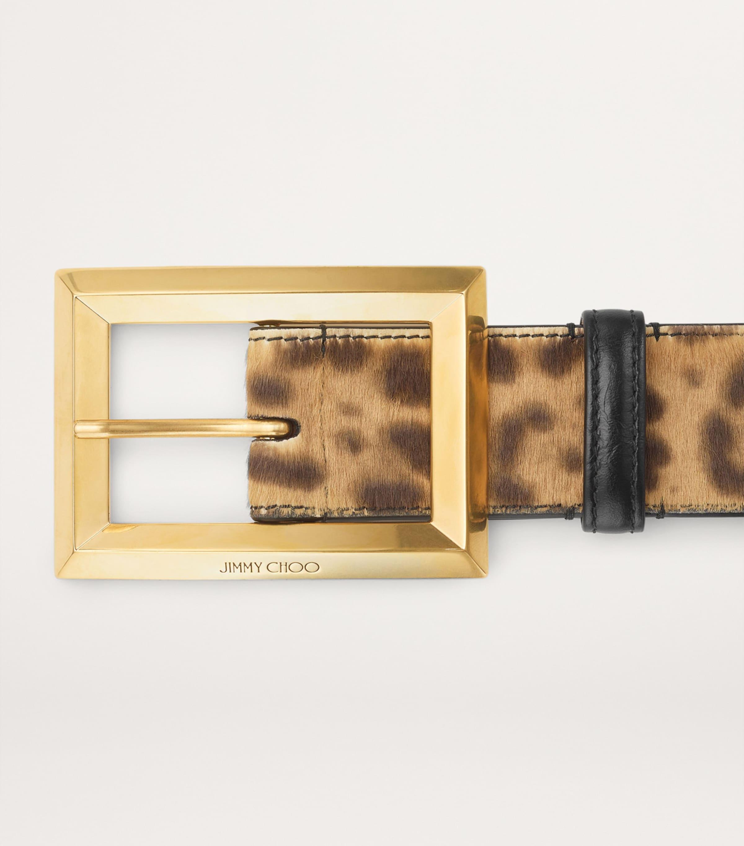 Arlie Jimmy Choo Women's Belt BROWN LEATHER WESTERN 