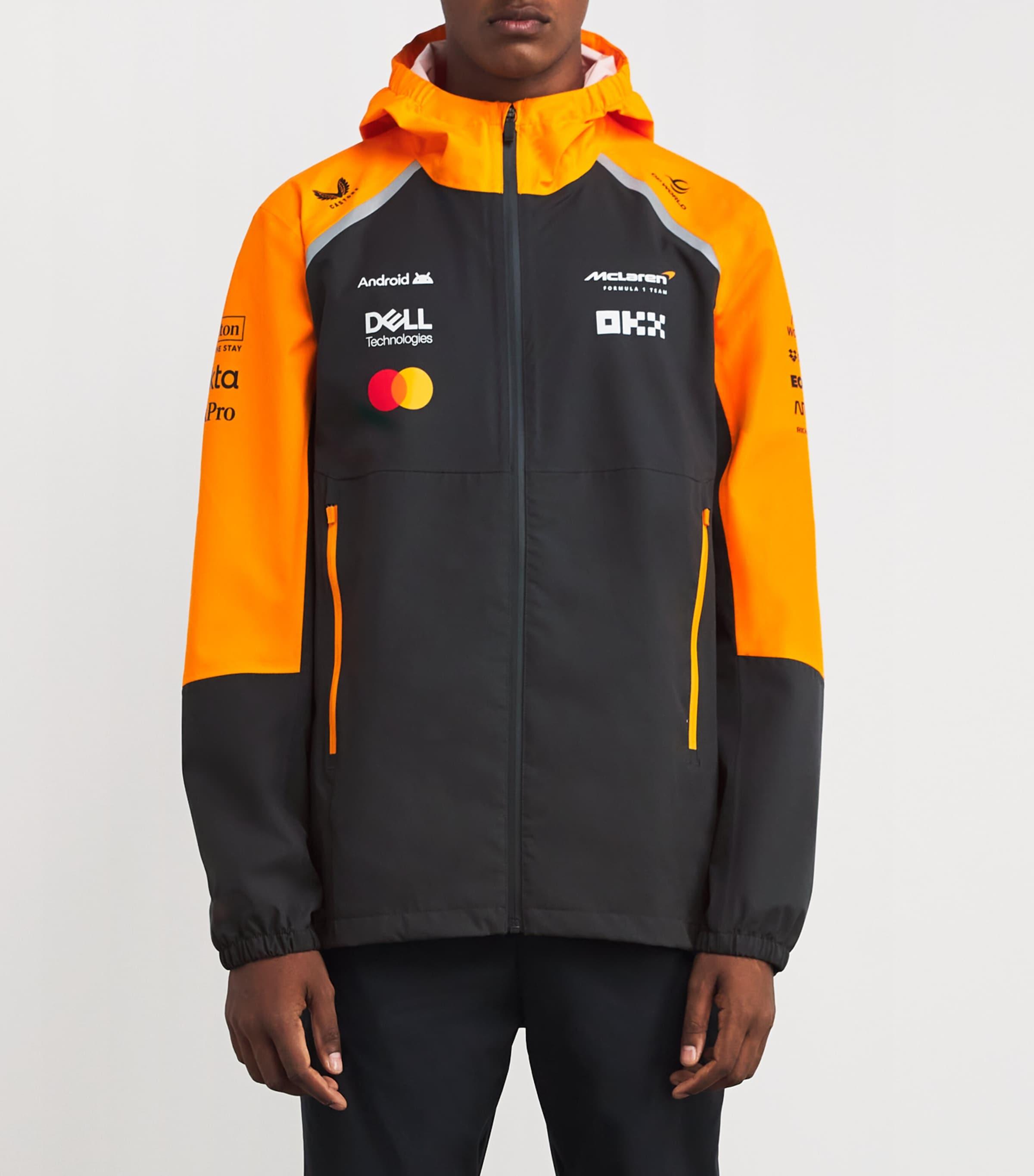 Castore X Mclaren Waterproof Rain Jacket in Blue for Men | Lyst
