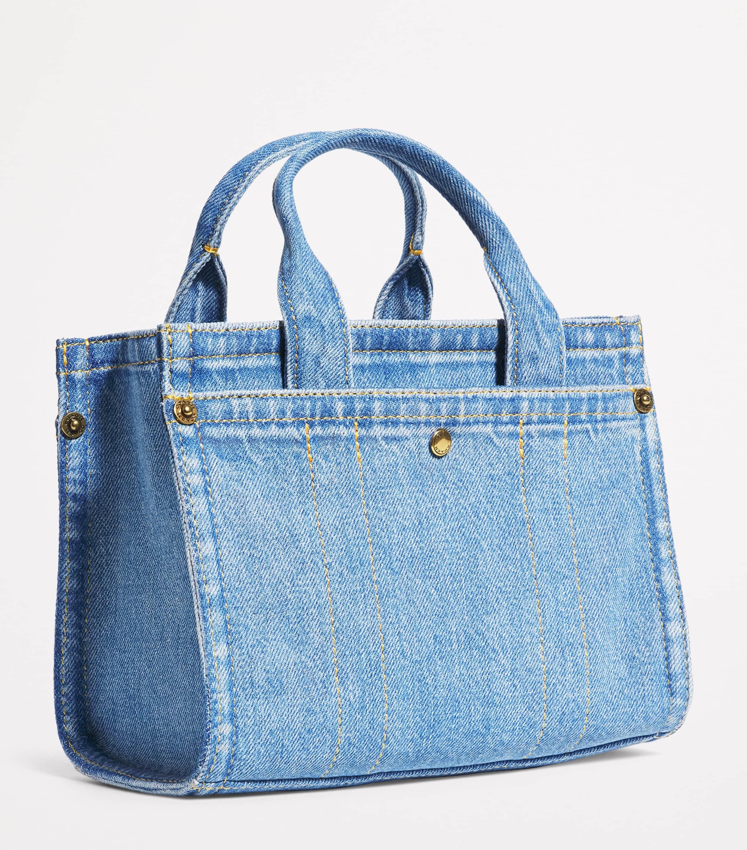 COACH Denim Cargo 20 Tote Bag in Blue | Lyst