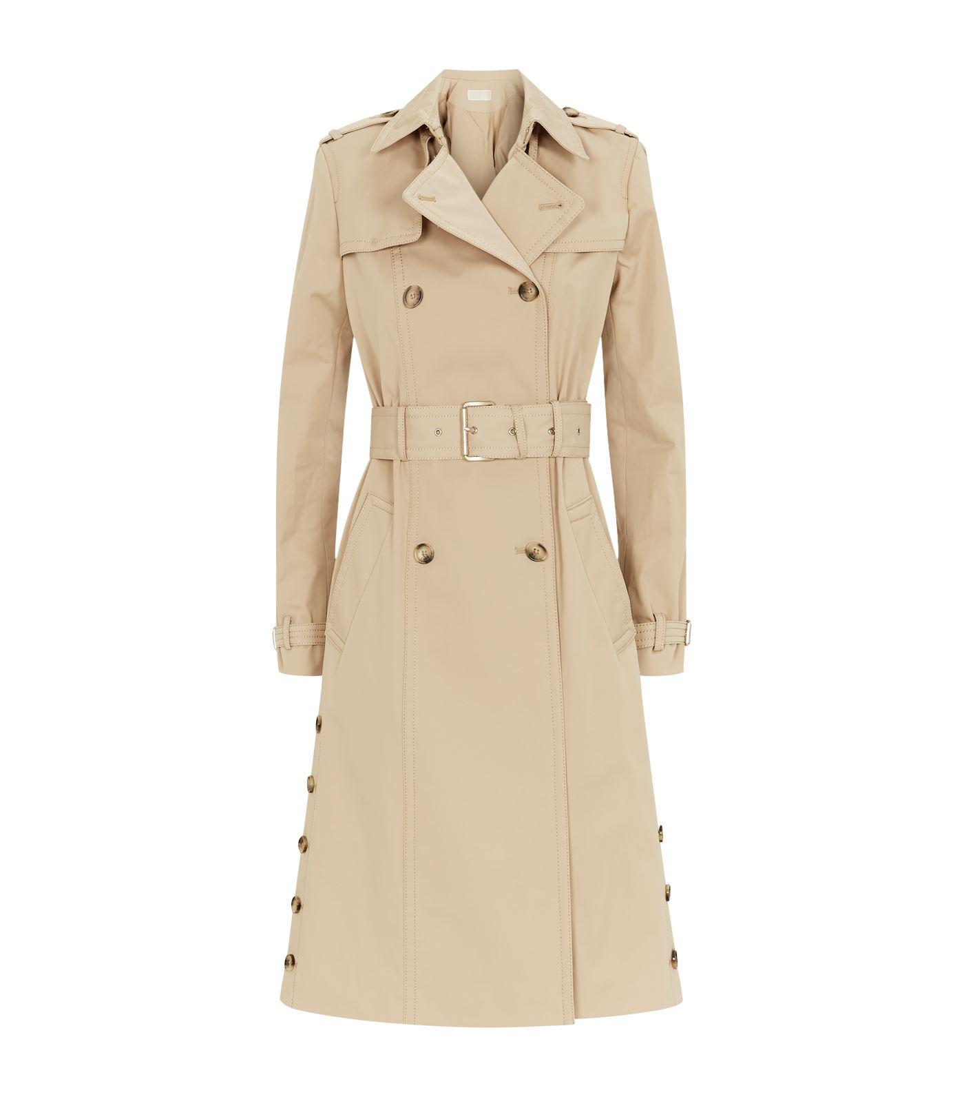michael kors green trench coat