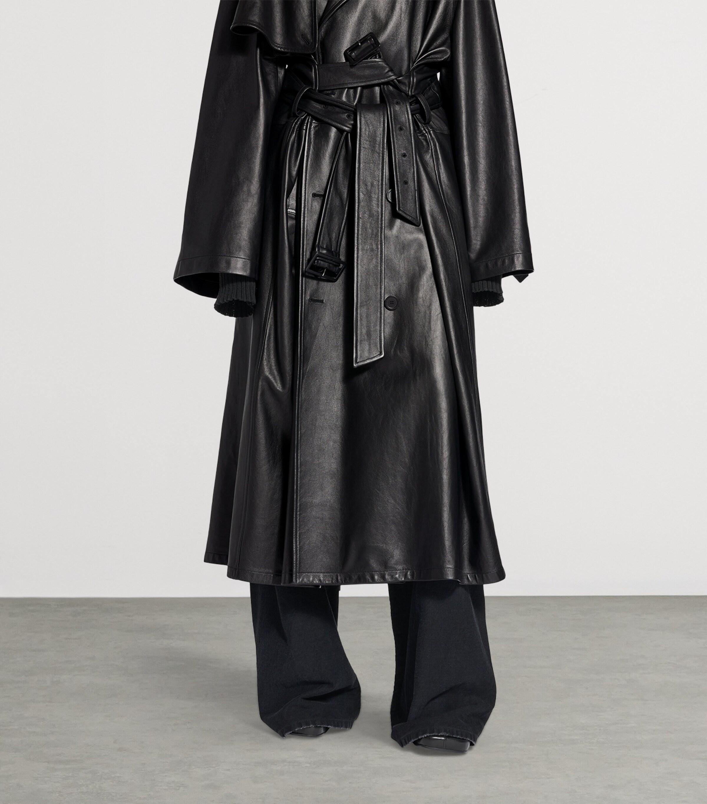 トレンチコート Balenciaga Trench In Cotone BALENCIAGA Oversized asymmetric cotton-twill trench coat