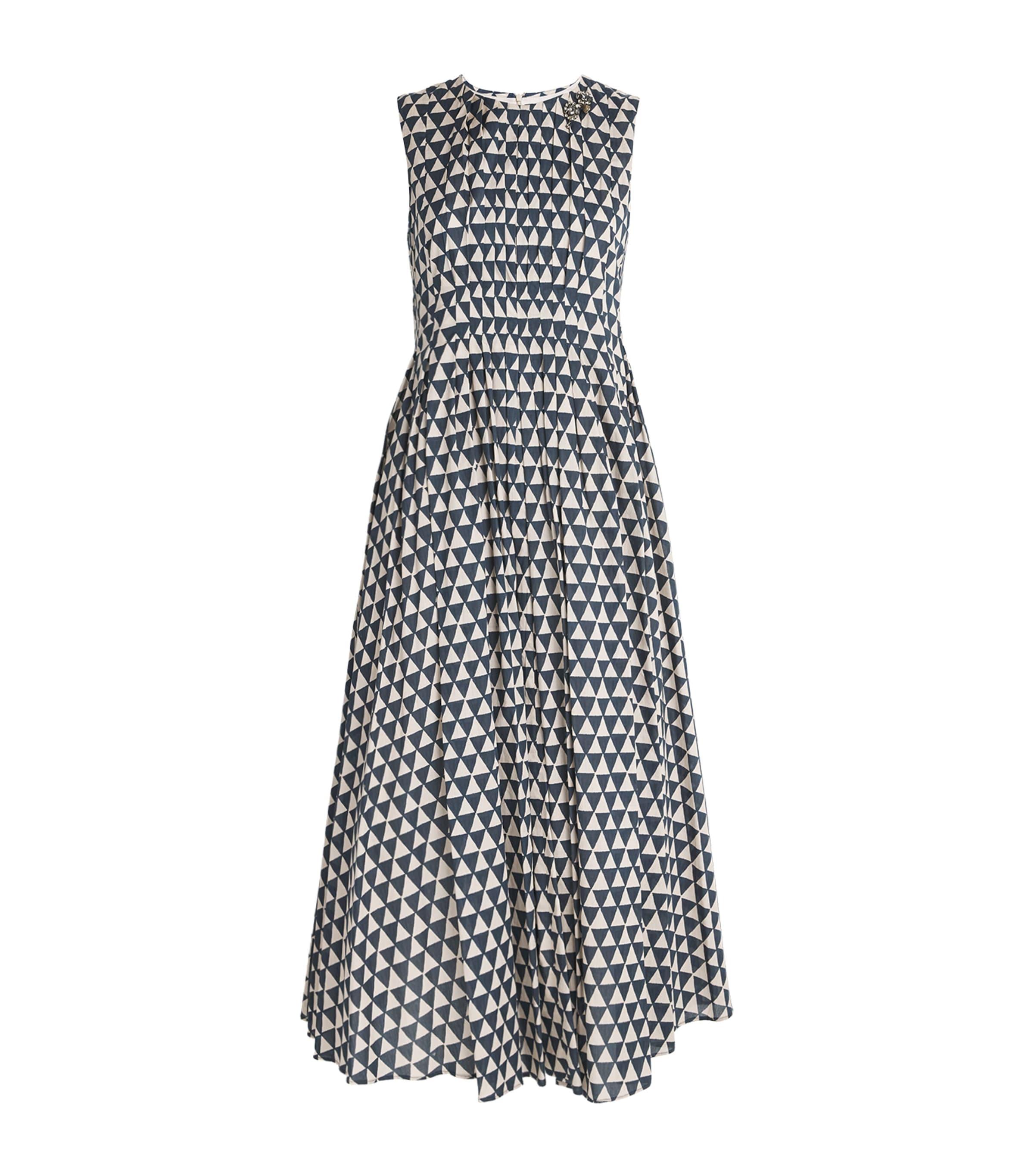 max mara silk and cotton voile dress Max Mara | Woman - Cotton and silk voile maxi dress - Kaki
