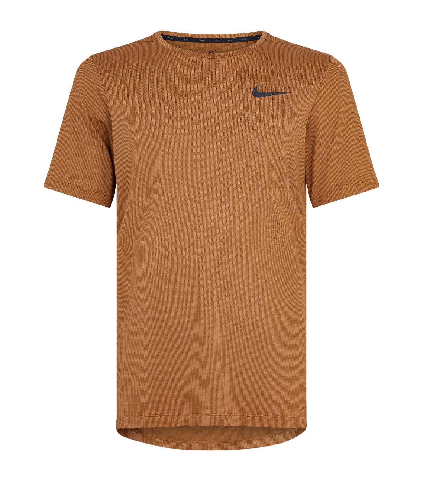 Nike Dri-fit T-shirt in Brown for Men | Lyst