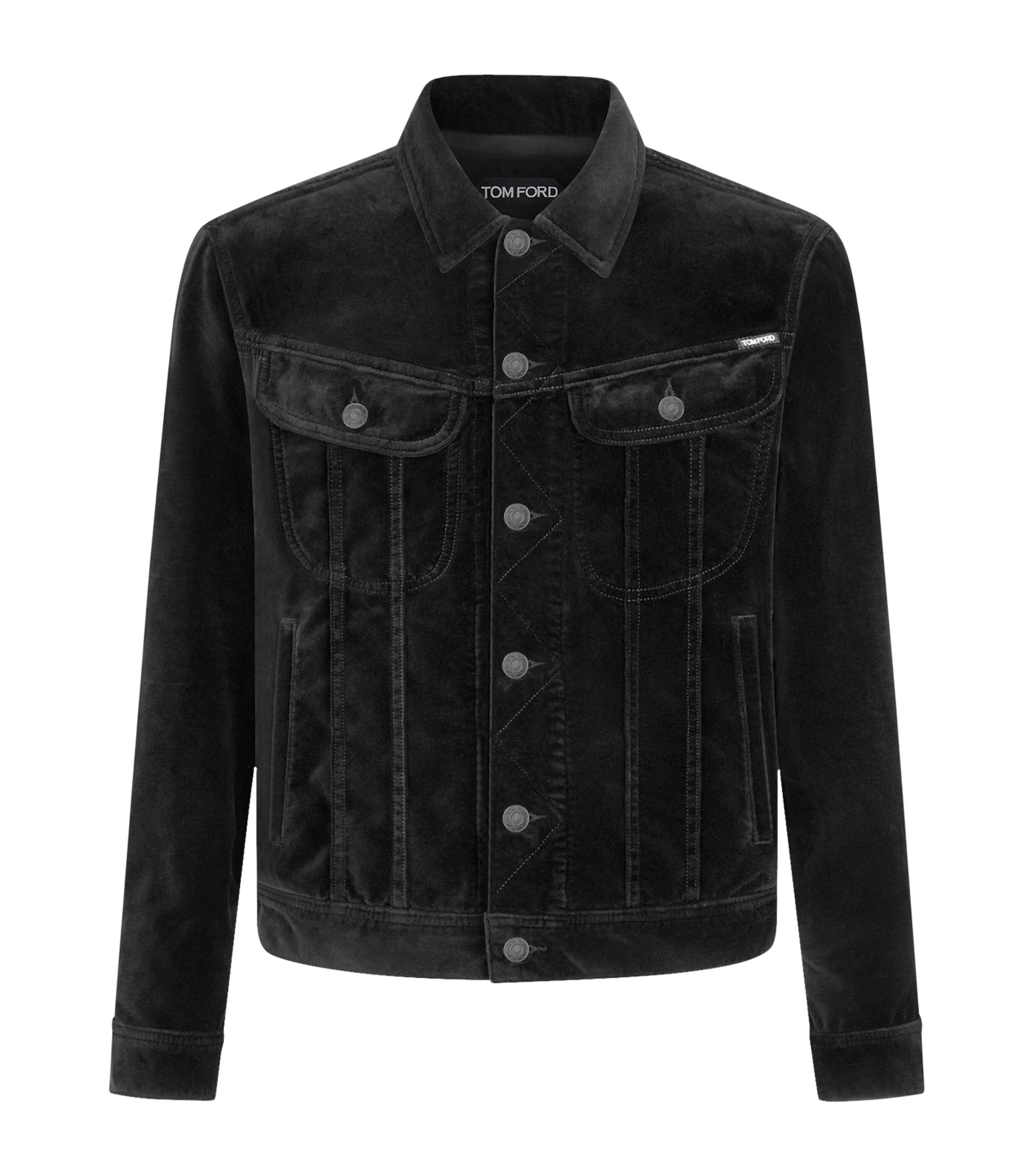 Tom Ford Denim Jacket in Black for Men | Lyst