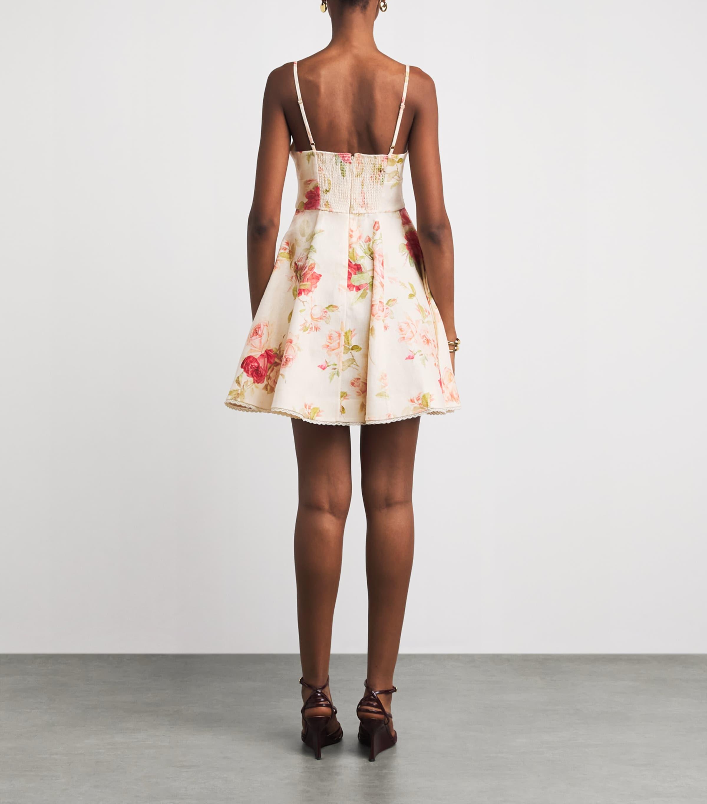 flowy midi dress white ROVE Lightweight Cotton Tiered Dress