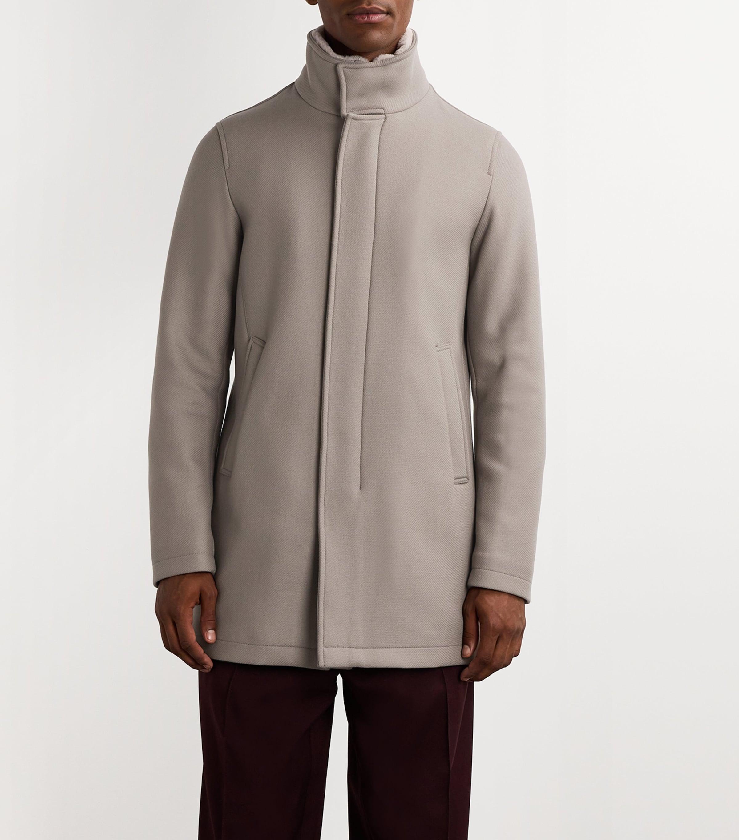 Puffer Jacket Herno Cape Herno Black Cashmere And Silk Lurex Down