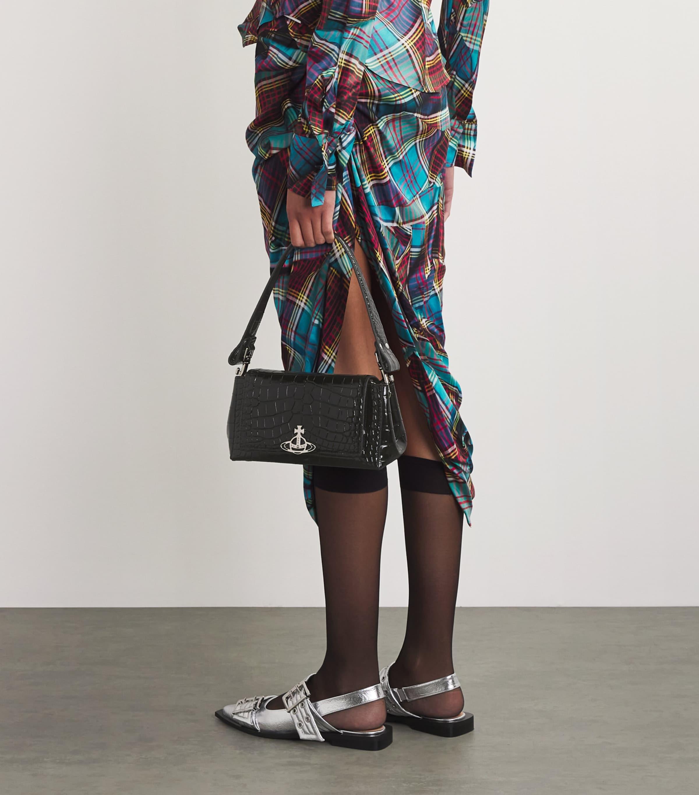 【Vivienne Westwood】Small Hazel croc embossed handbag 13994628-6295022172955208.jpg