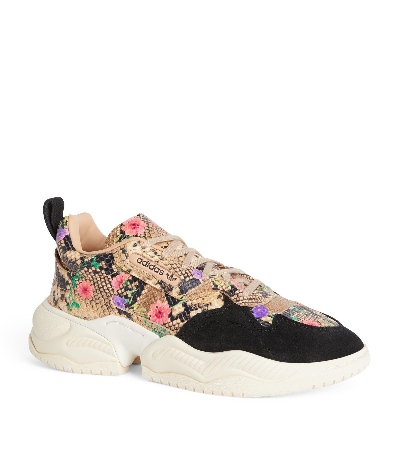 adidas Originals Leather Embellished Supercourt Rx Sneakers in ...