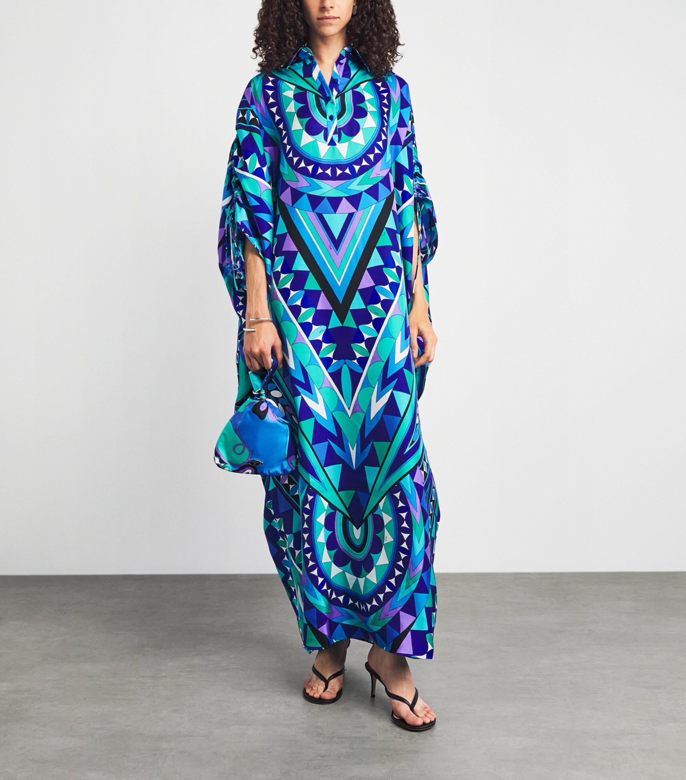 pucci long dresses STUNNING 60's EMILIO PUCCI Maxi Gown/emilio Pucci/60's Dress/60's Gown/collectible Dresses/maxi Dress/pucci Gown/good Vintage Condition
