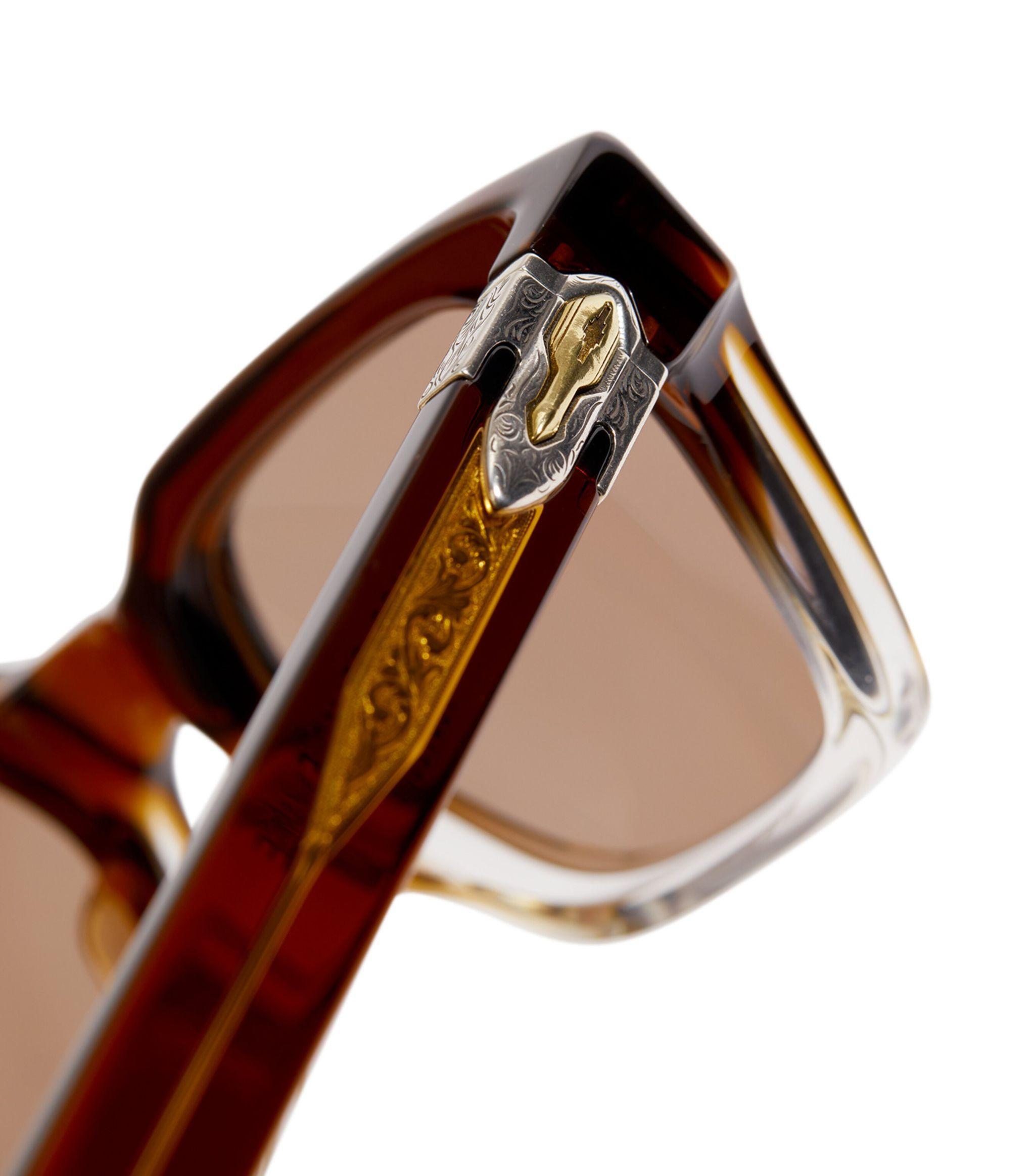 Jacques Marie Mage Last Frontier Sterett Square Sunglasses in 