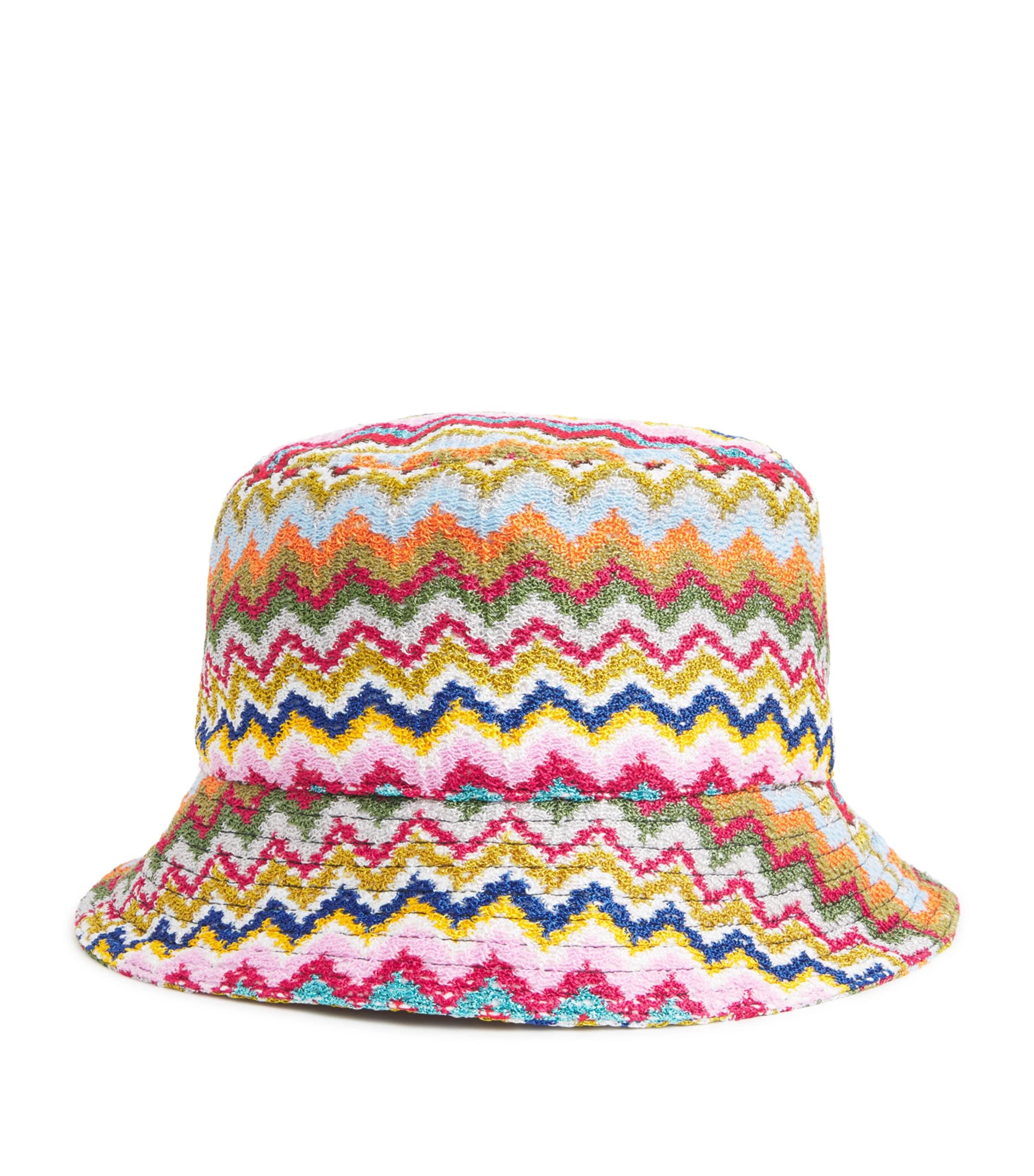 MISSONI ミッソーニ　ハット Missoni Zigzag Bucket Hat in Red | Lyst Canada