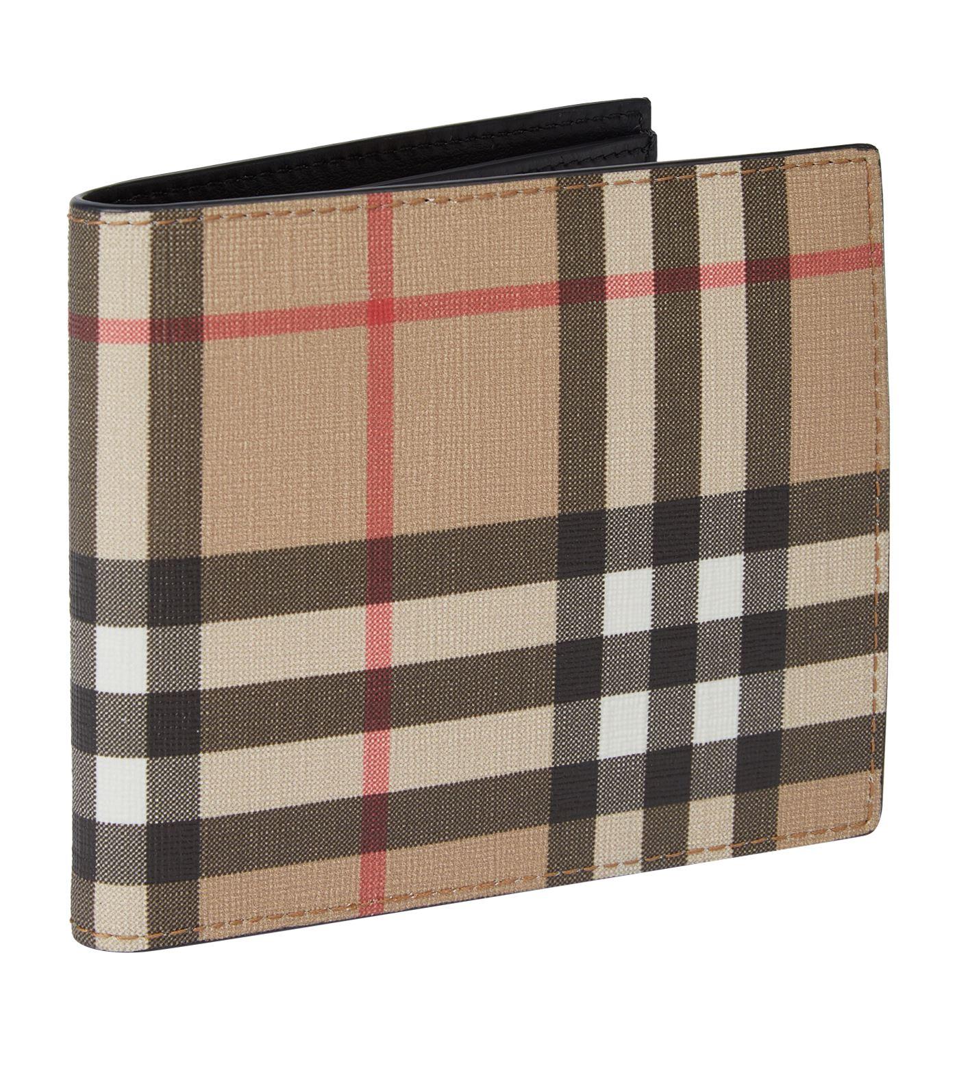 Burberry Vintage Check E-canvas Continental Wallet in Brown 