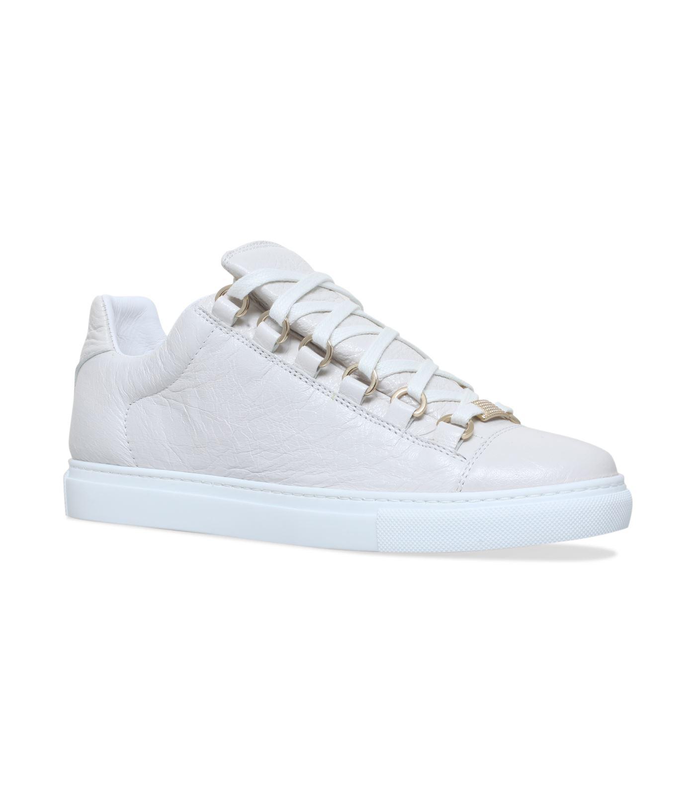 Balenciaga Arena Low Top Sneakers in White | Lyst UK