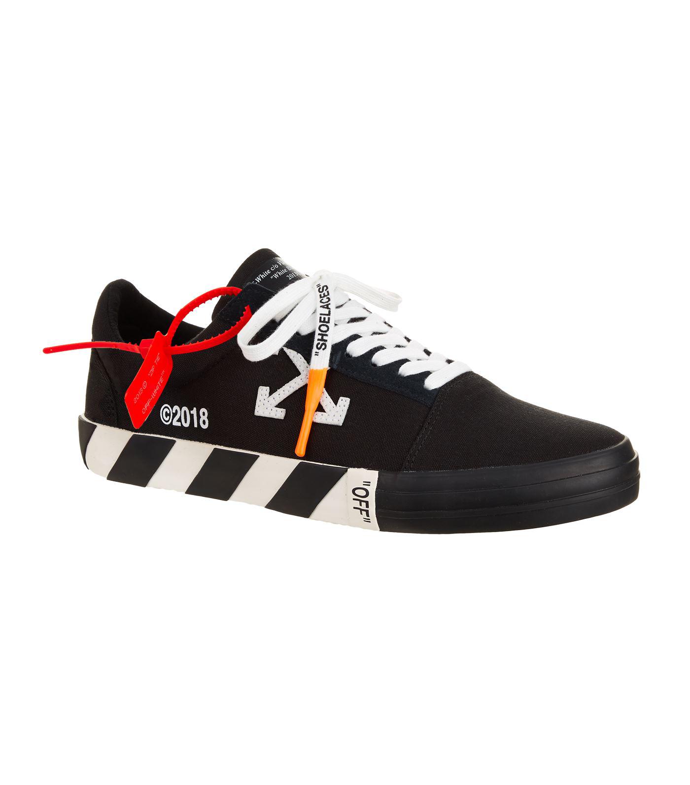 off white striped vulcanized