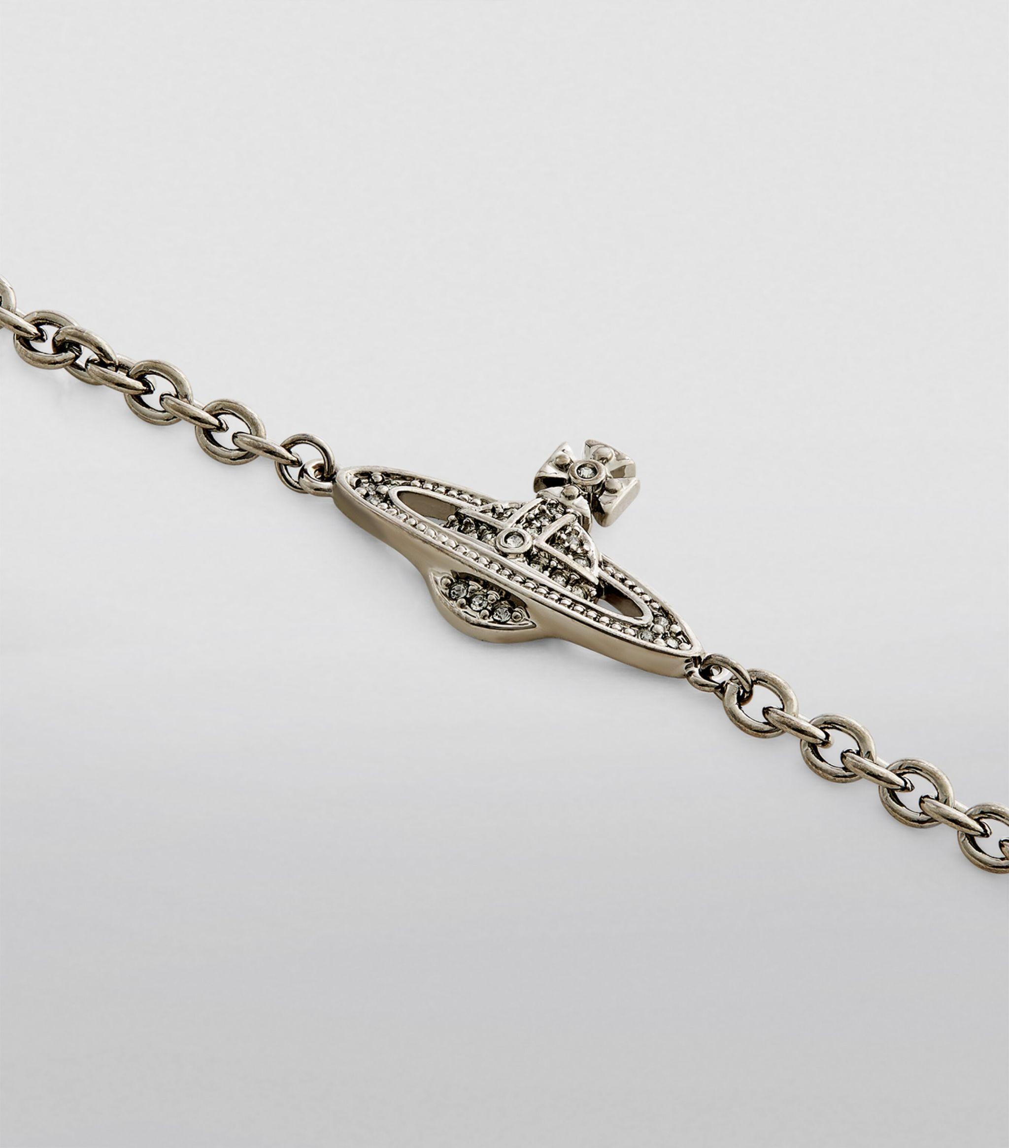 Vivienne Westwood MINI BAS RELIEF BRACELET Bracelet  Silver-coloured/white/silver-coloured