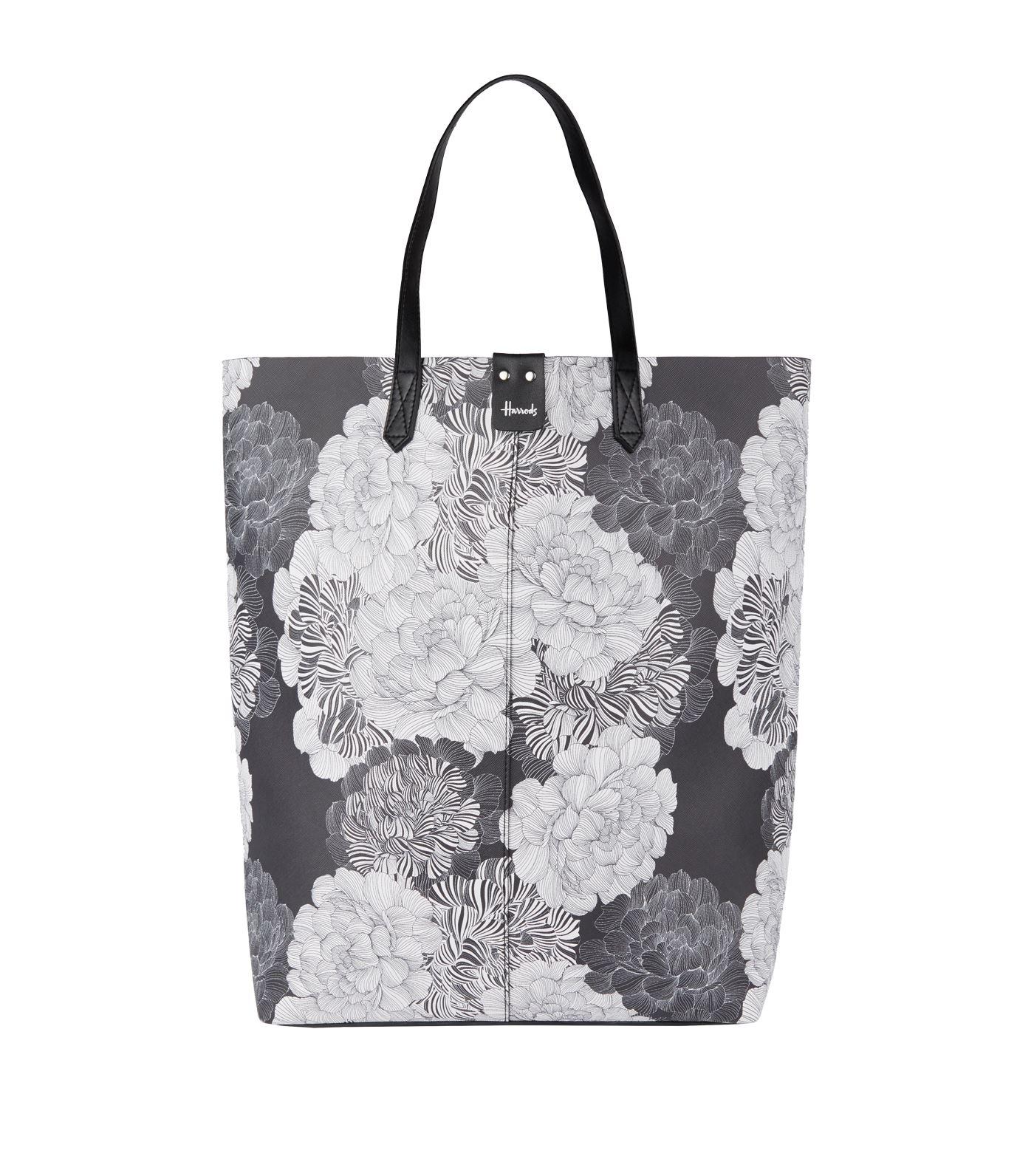 harrods black tote bag