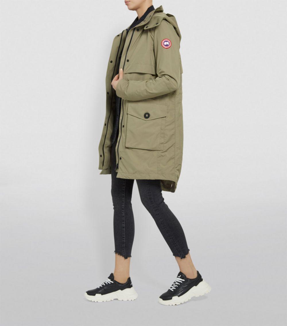 Canada Goose Goose Cavalry Trench Coat in Green | Lyst