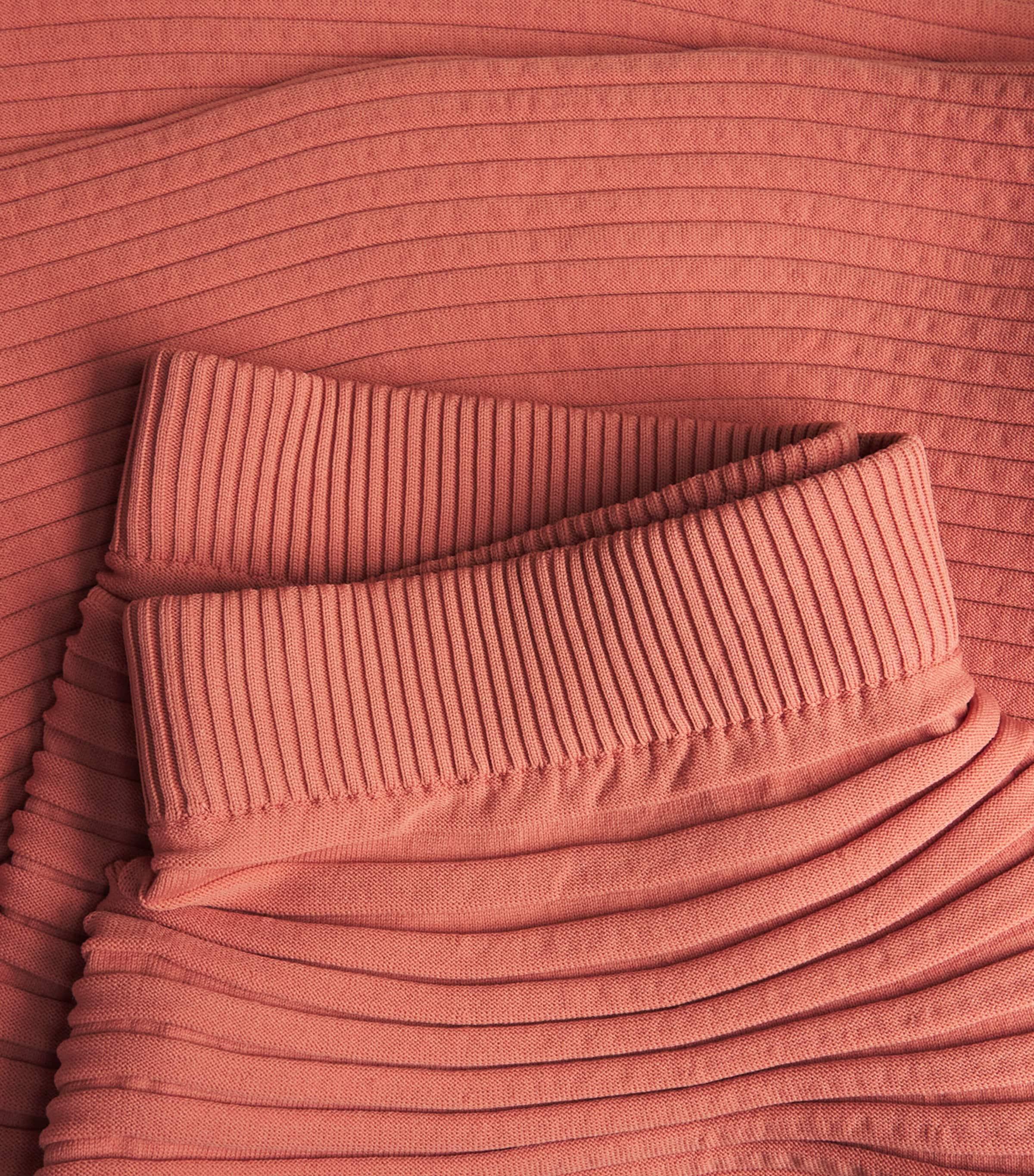 Pleats Please Issey Miyake Bounce Knit Midi Skirt in Pink | Lyst