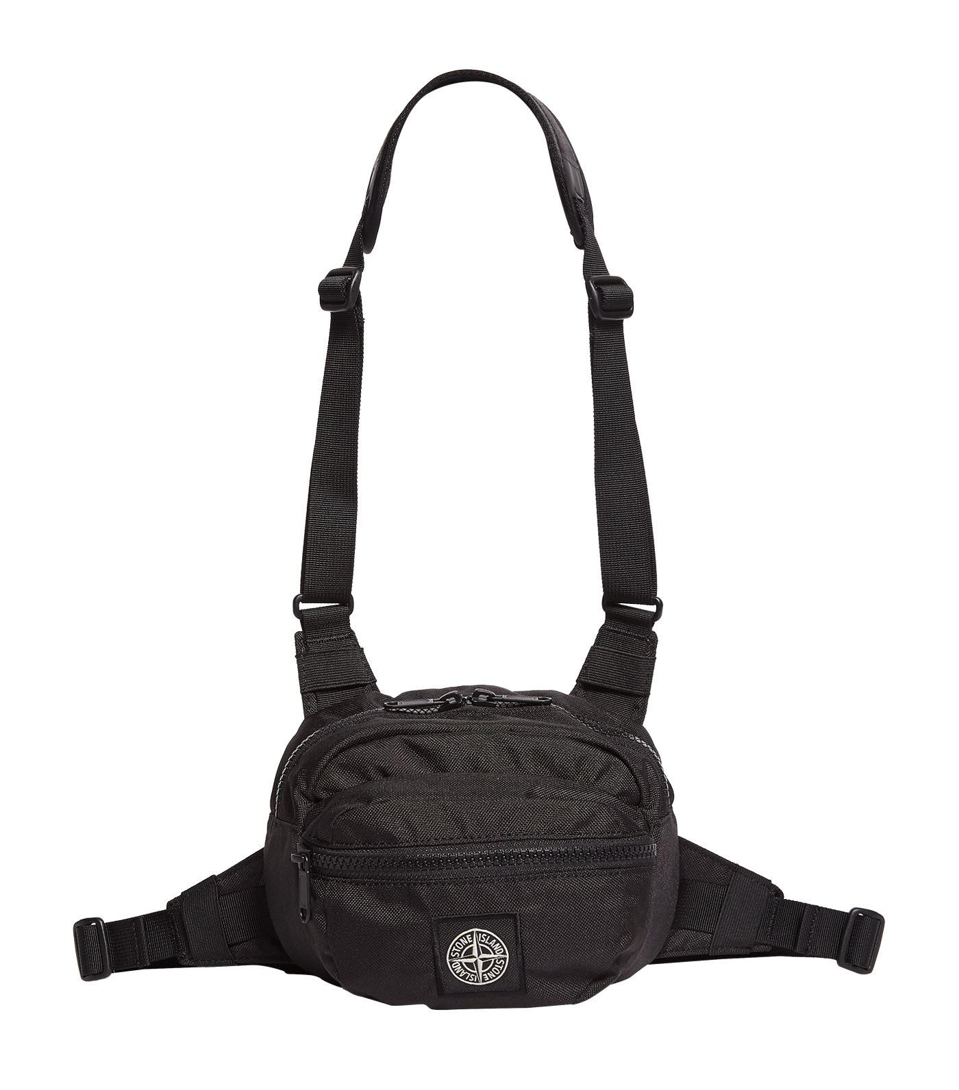 Stone Island Shoulder Strap Logo Bag in Black for Men | Lyst