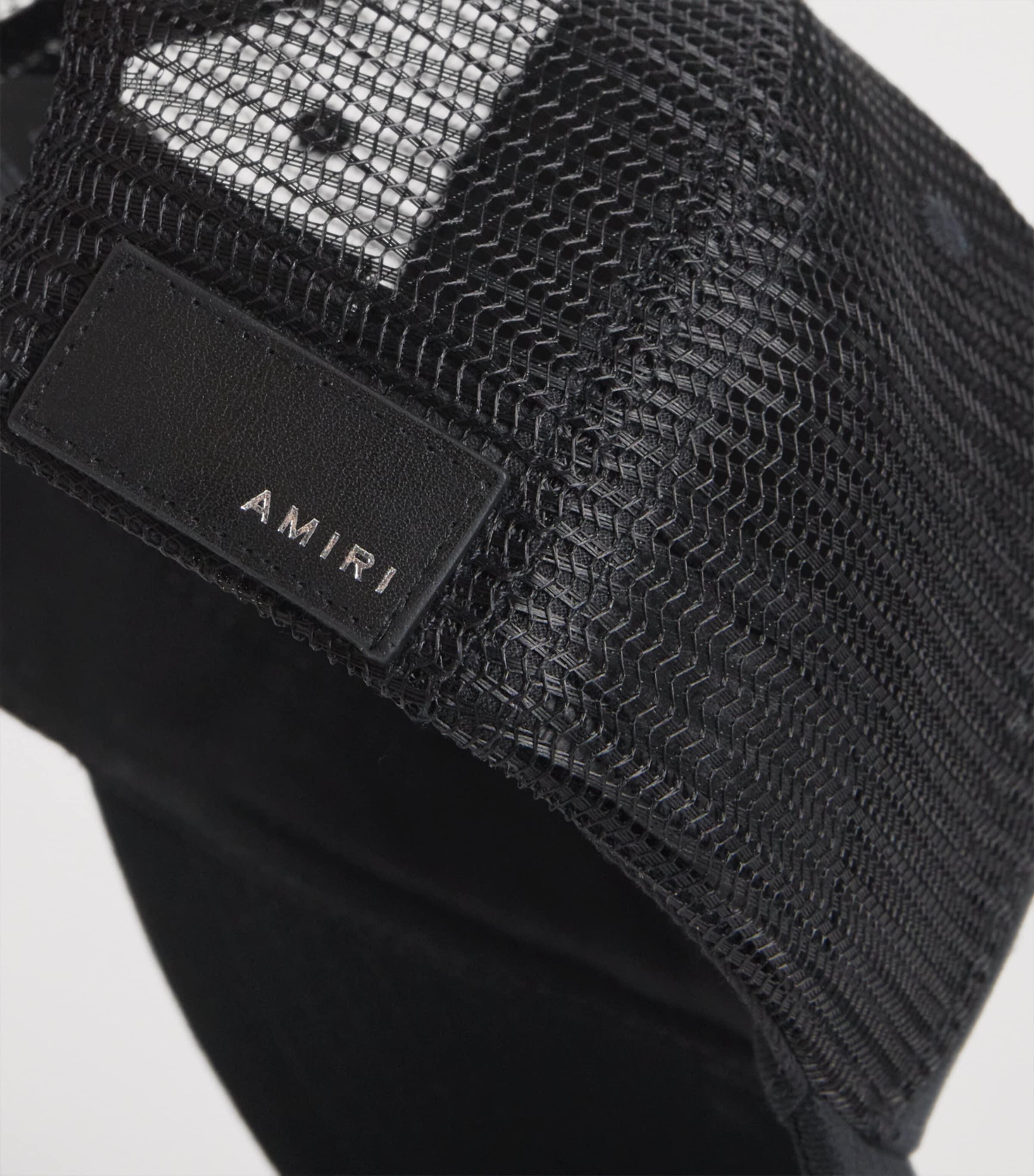 Amiri Stacked Bones Trucker Hat in Black for Men | Lyst
