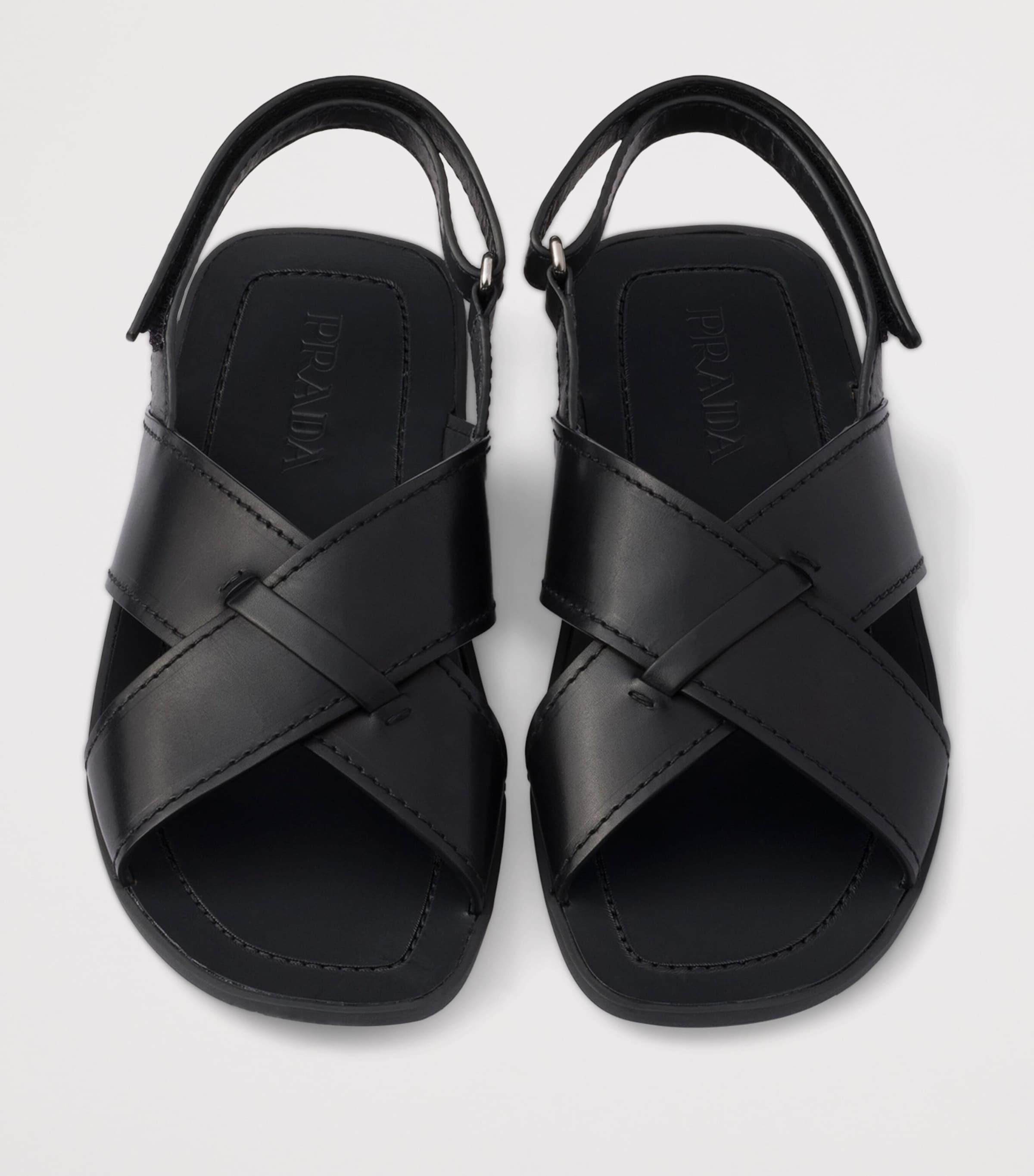 Men's Prada Leather sandals | Lyst Canada