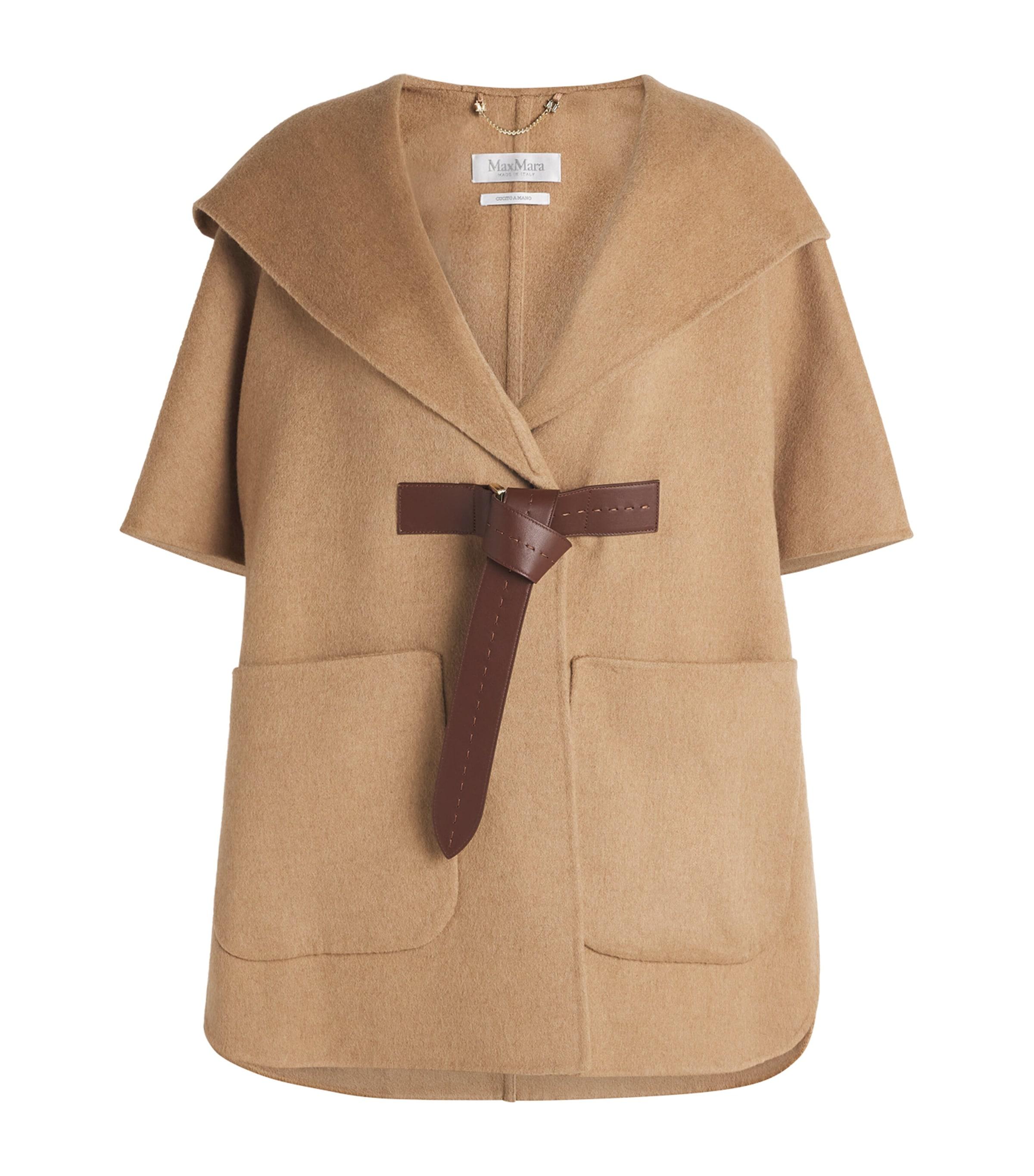 24PF new/Max Mara ブロワーズウールケープ Cape Brown 楽天市場】マックスマーラ Max Mara ケープ ポンチョ ブラウン