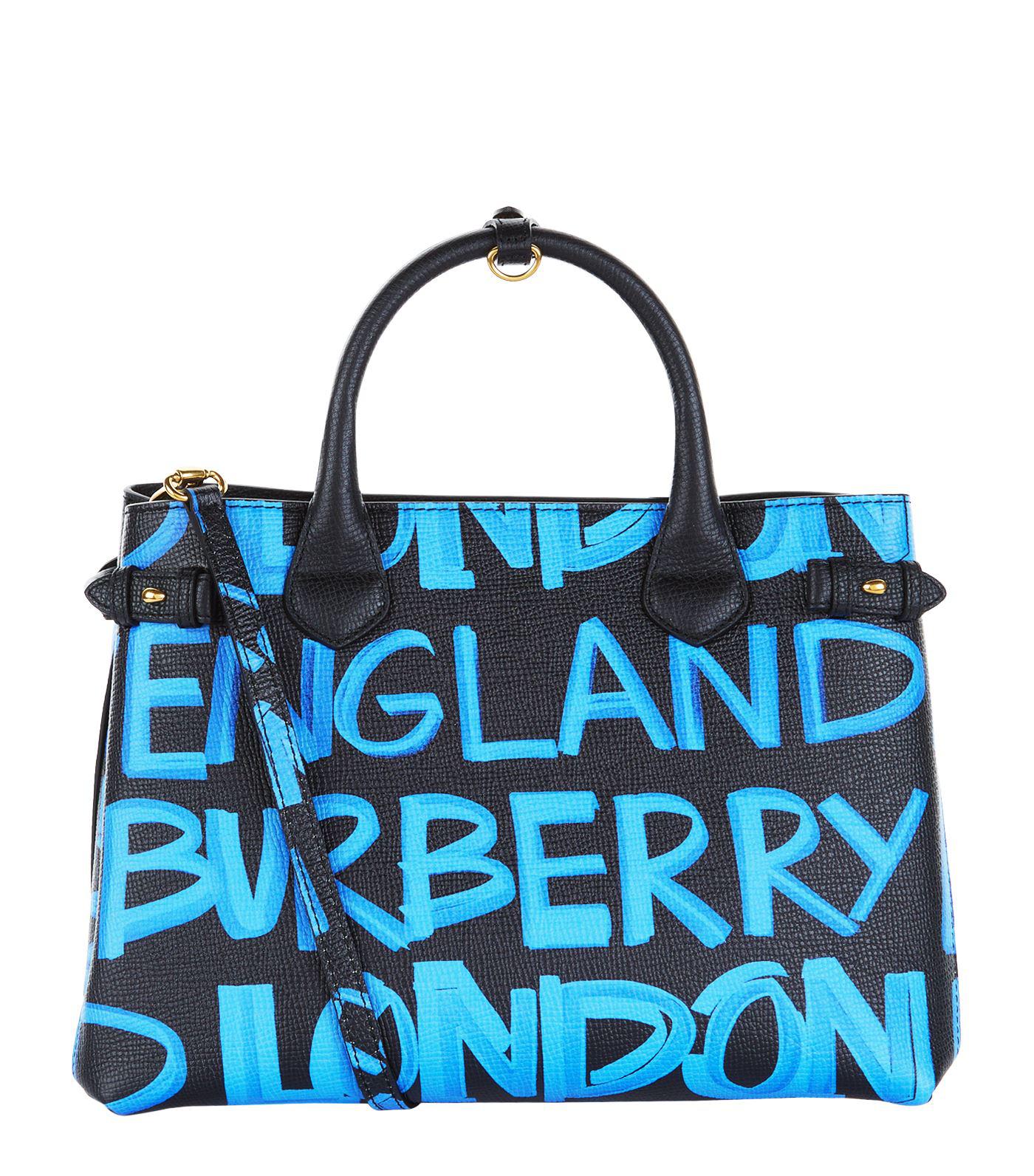 Burberry Medium Graffiti Banner Bag in Black Lyst