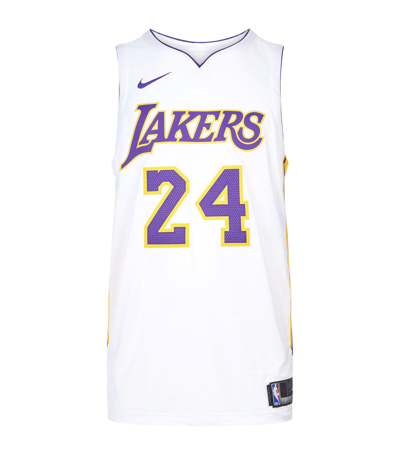 Nike Kobe Bryant Lakers Basketball Jersey in White for Men | Lyst ريسيفر هيو ماكس