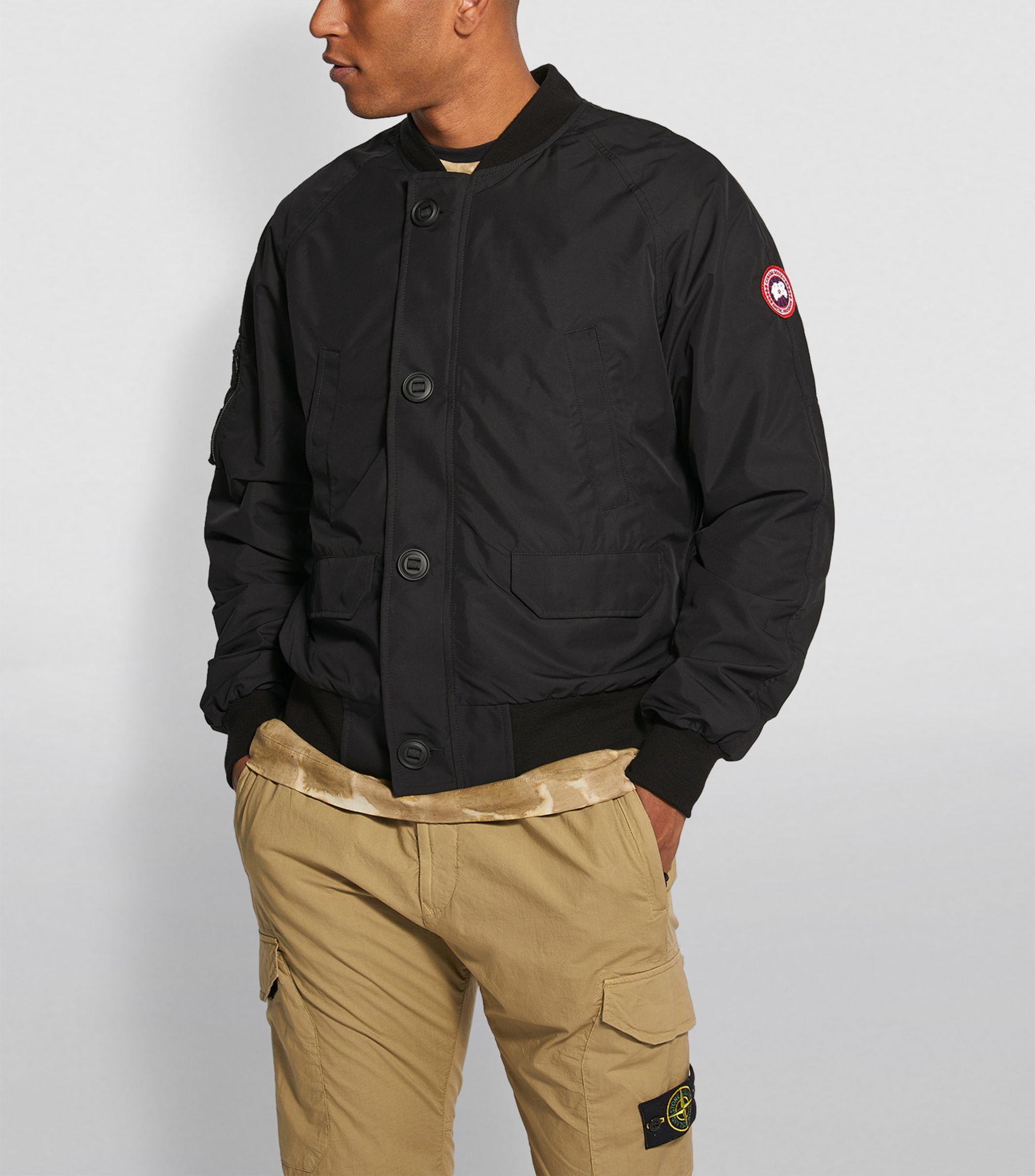 Canada Goose Faber Bomber Jacket in Black for Men | Lyst