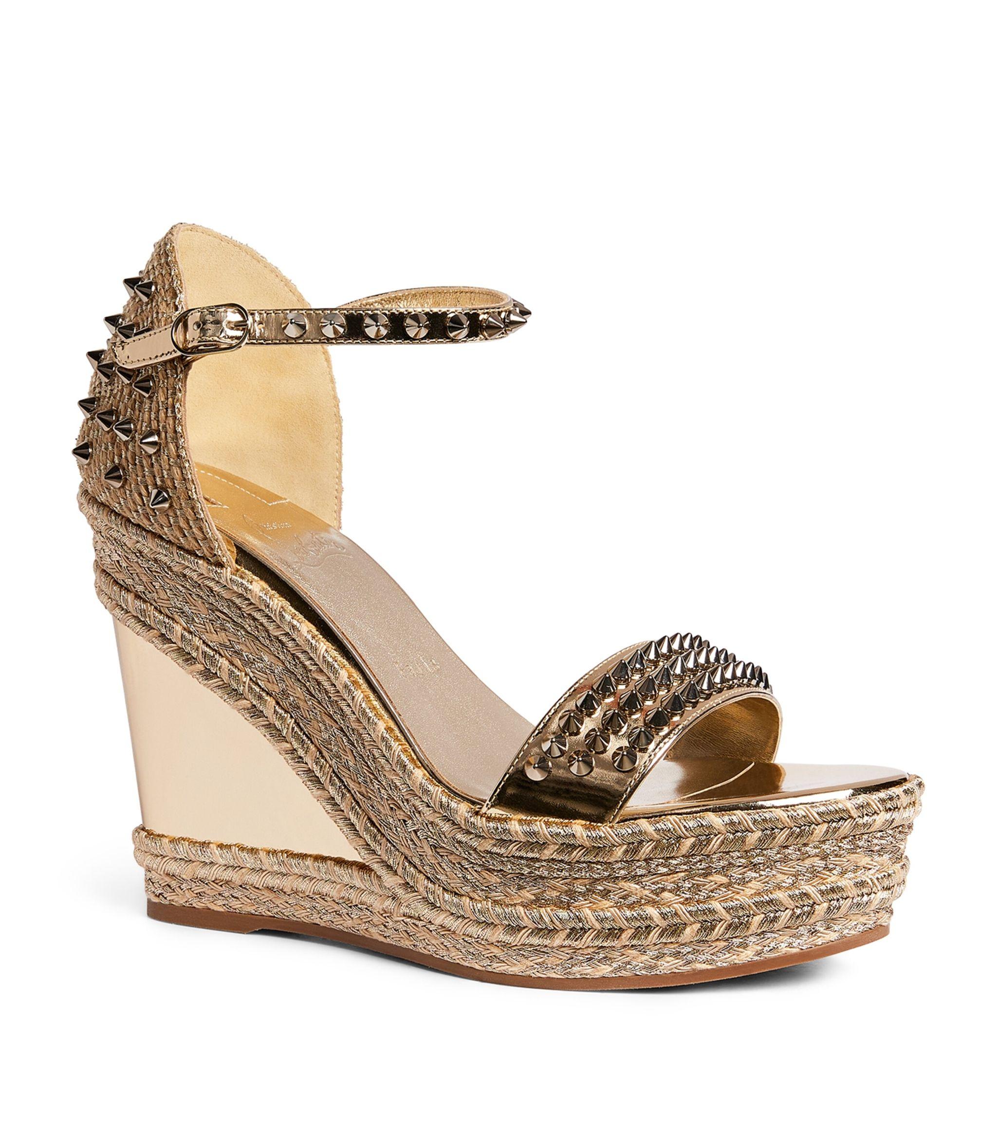 Christian Louboutin Madmonica Espadrille Wedge Sandals 120 Christian Louboutin Madmonica Espadrille Wedge Sandals 120